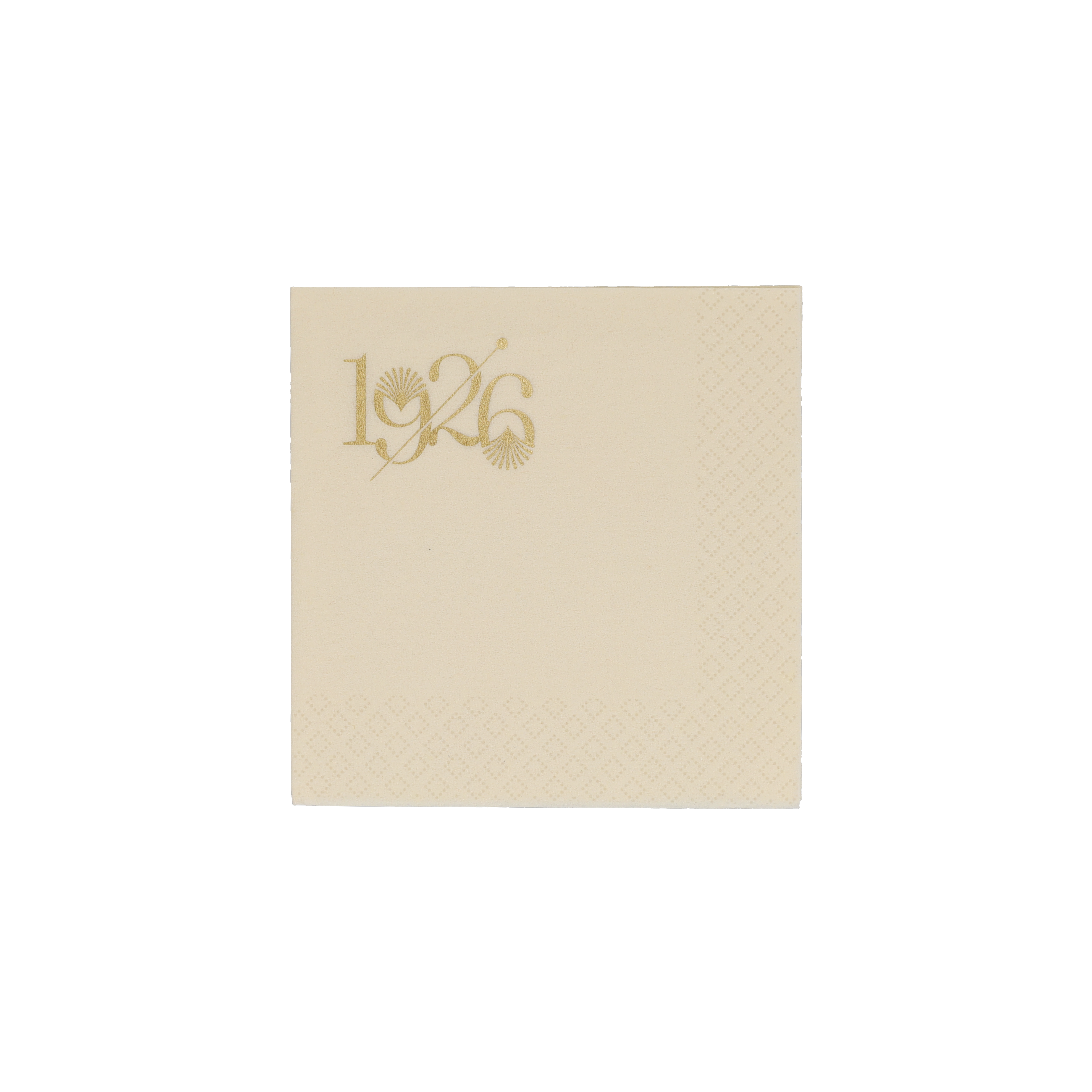 Beverage Napkin 2 Ply 1/4 Fold (Color) Tradition Print 84