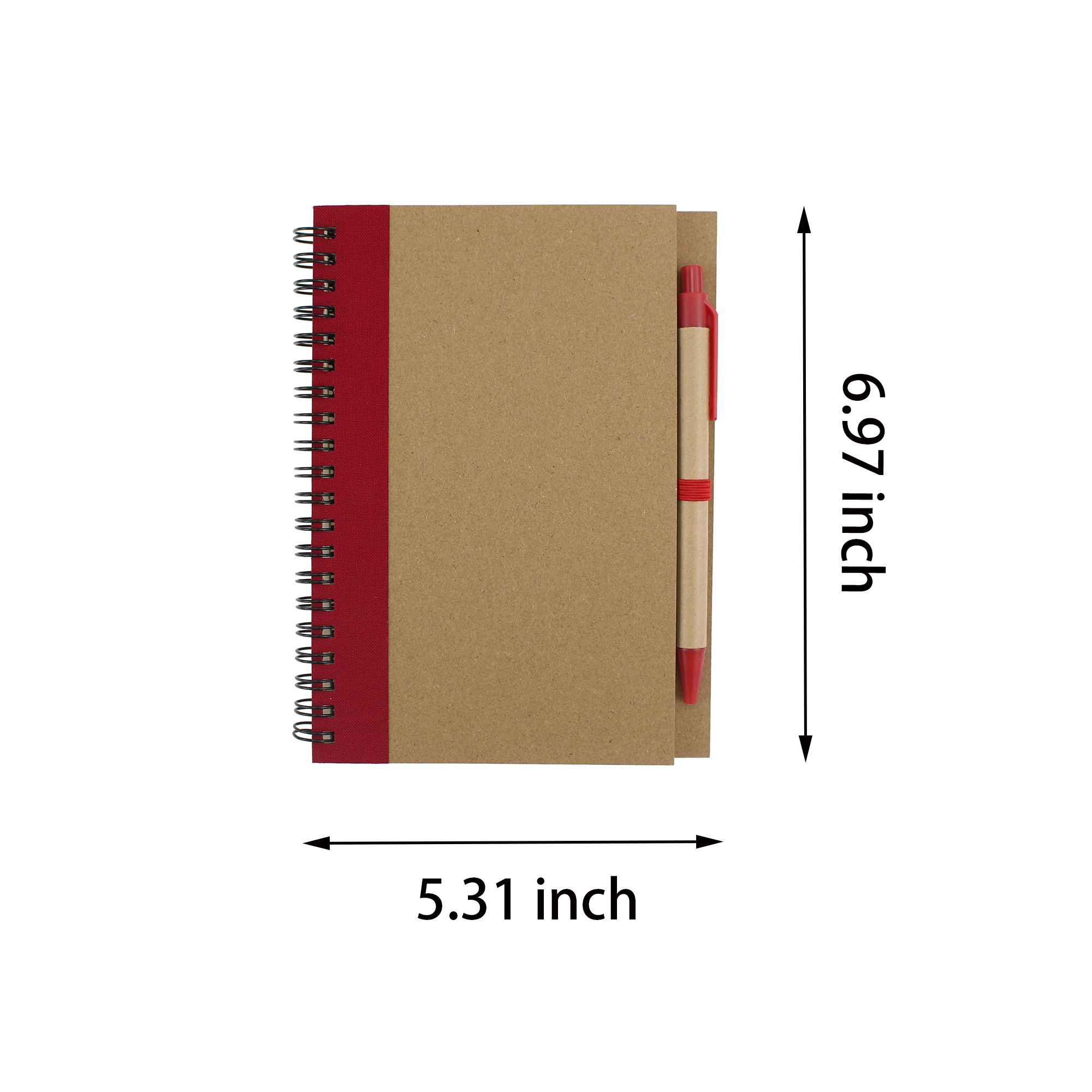 MOQ:10pcs Printed Logo Blank Notebook 4