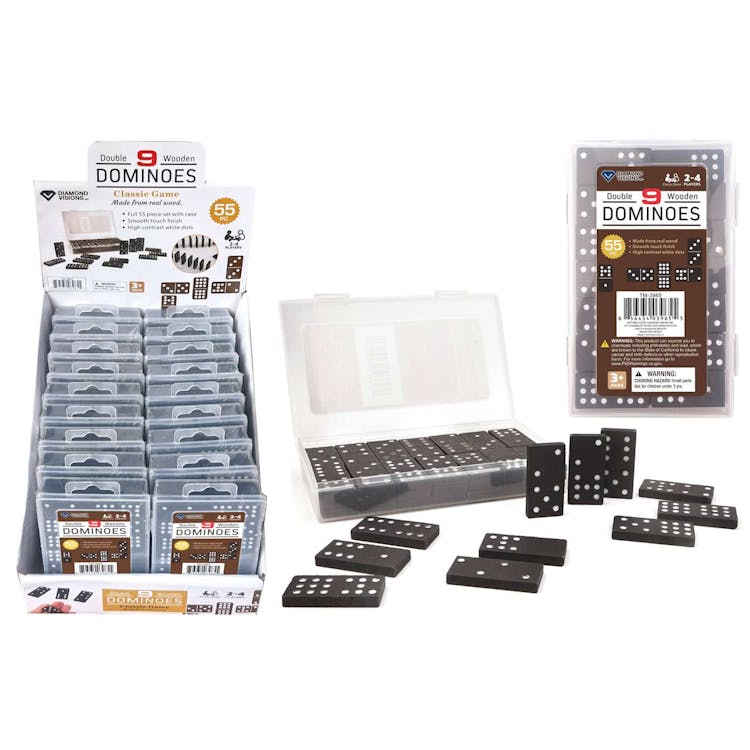 Wood Dominos Sets - 55 Pieces 3