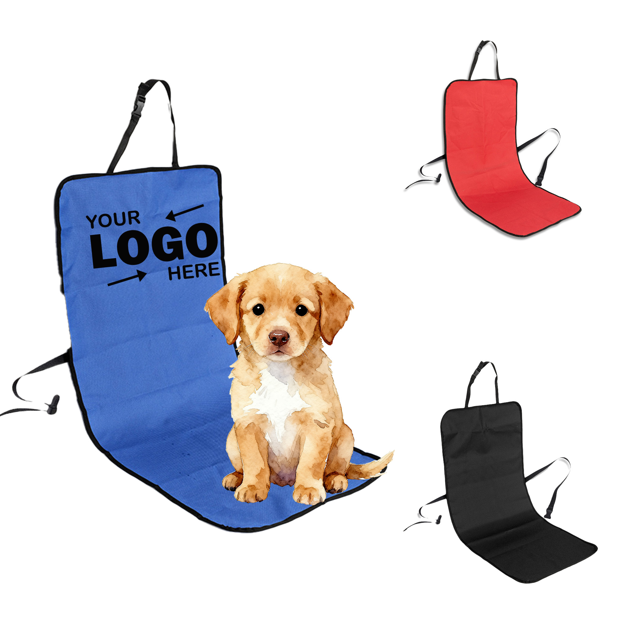 Custom 600D Oxford Car-Mounted Pet Waterproof Mat 5