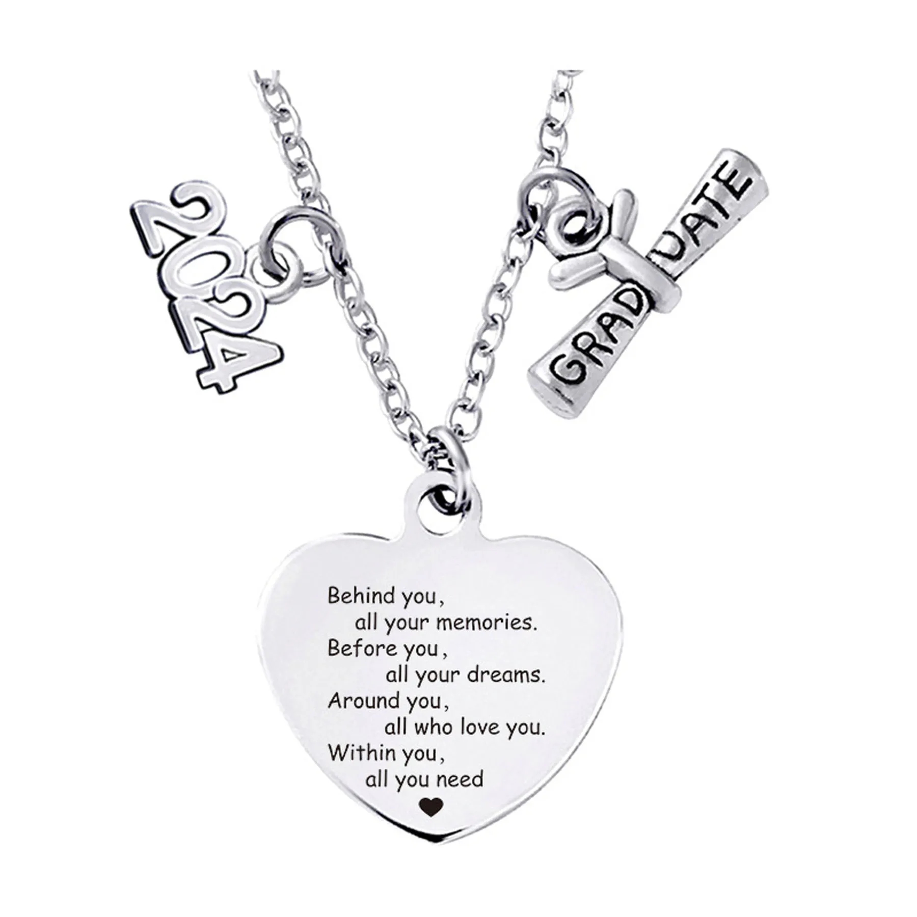 Stainless Steel Graduation Gift Necklace 12