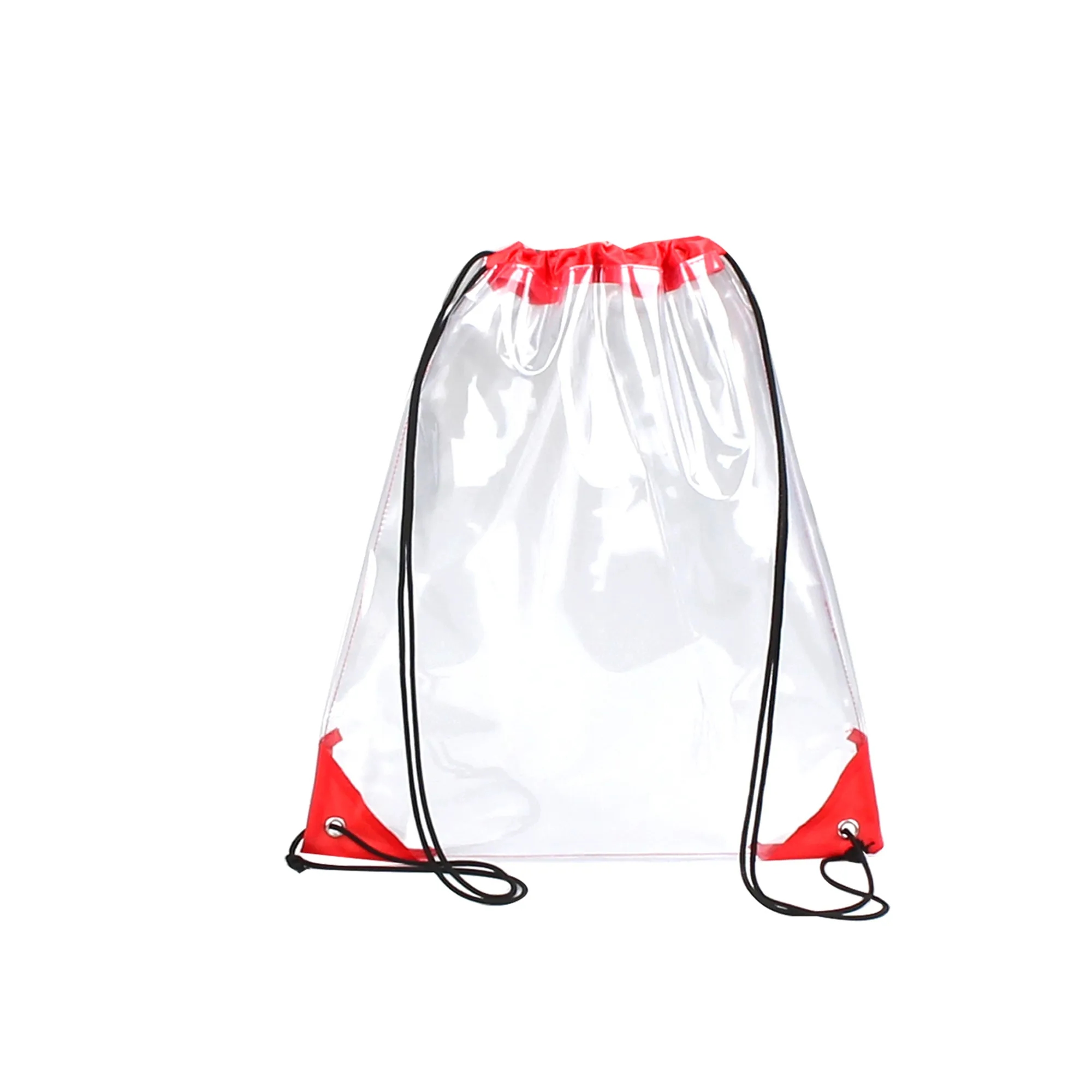 Waterproof Clear Plastic Drawstring Backpack 16