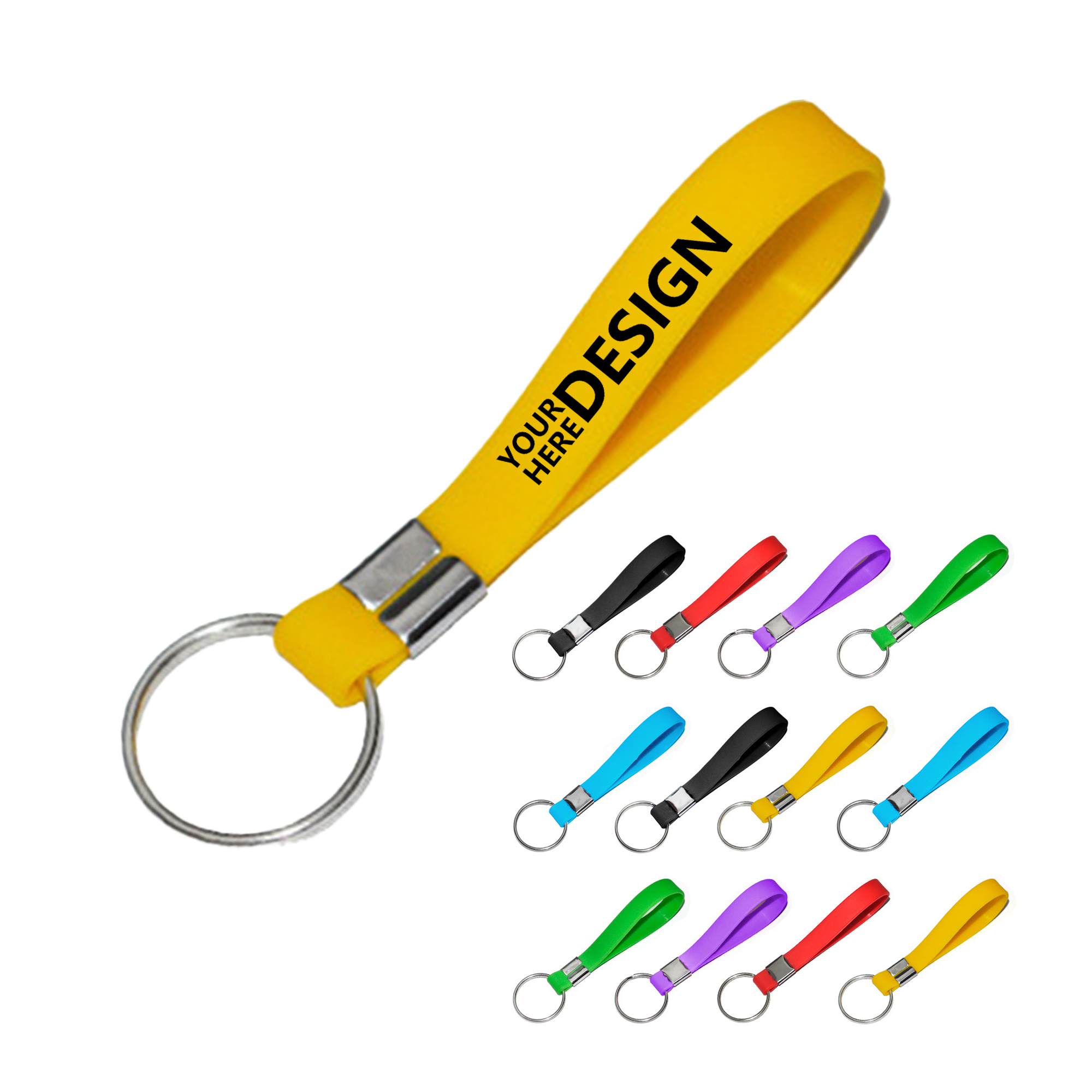 Flexible Silicone Key Ring 3