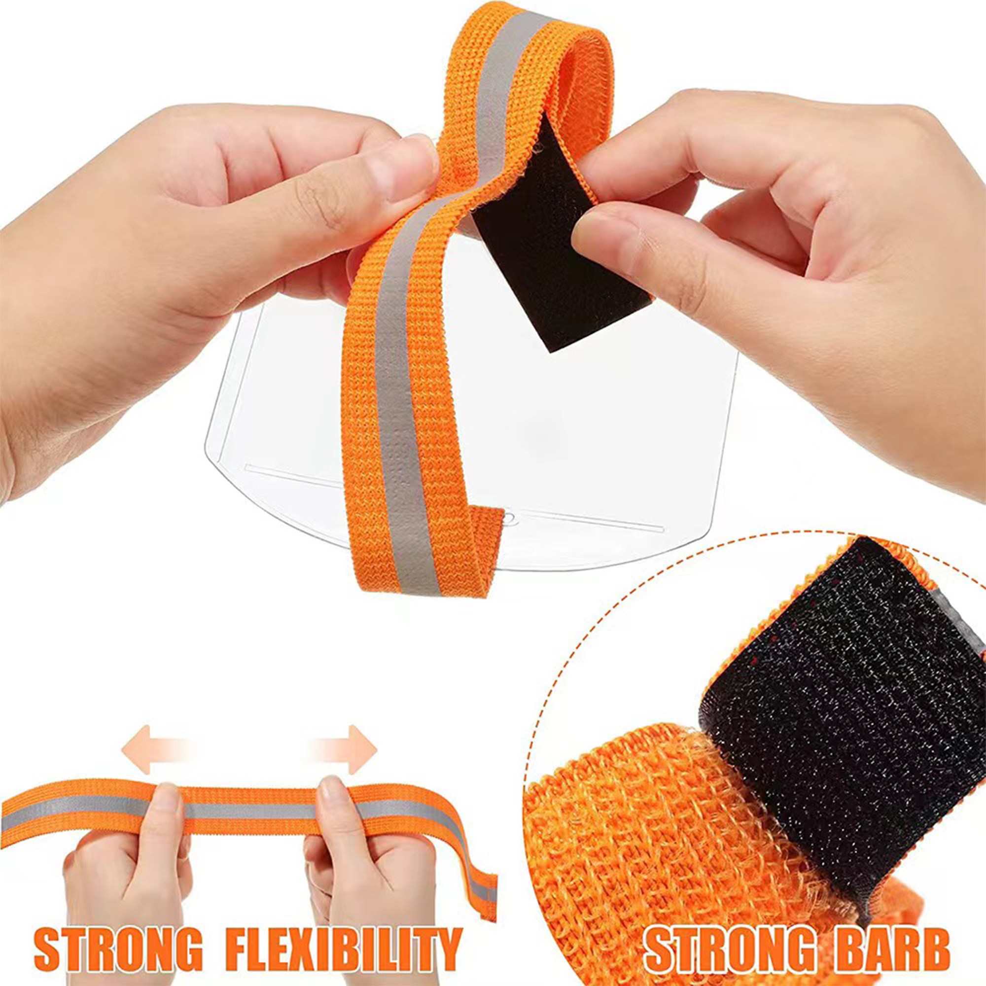 Plastic Adjustable Waterproof Id Holder With Logo 7