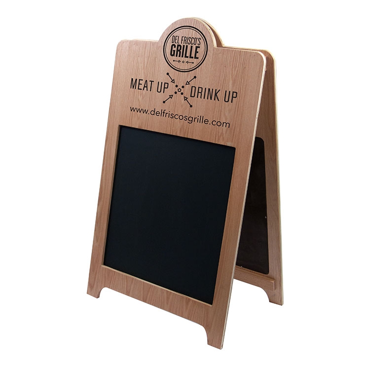 Aframe Chalkboard Sign with Round Top AFCBRT2324 Blouin Displays