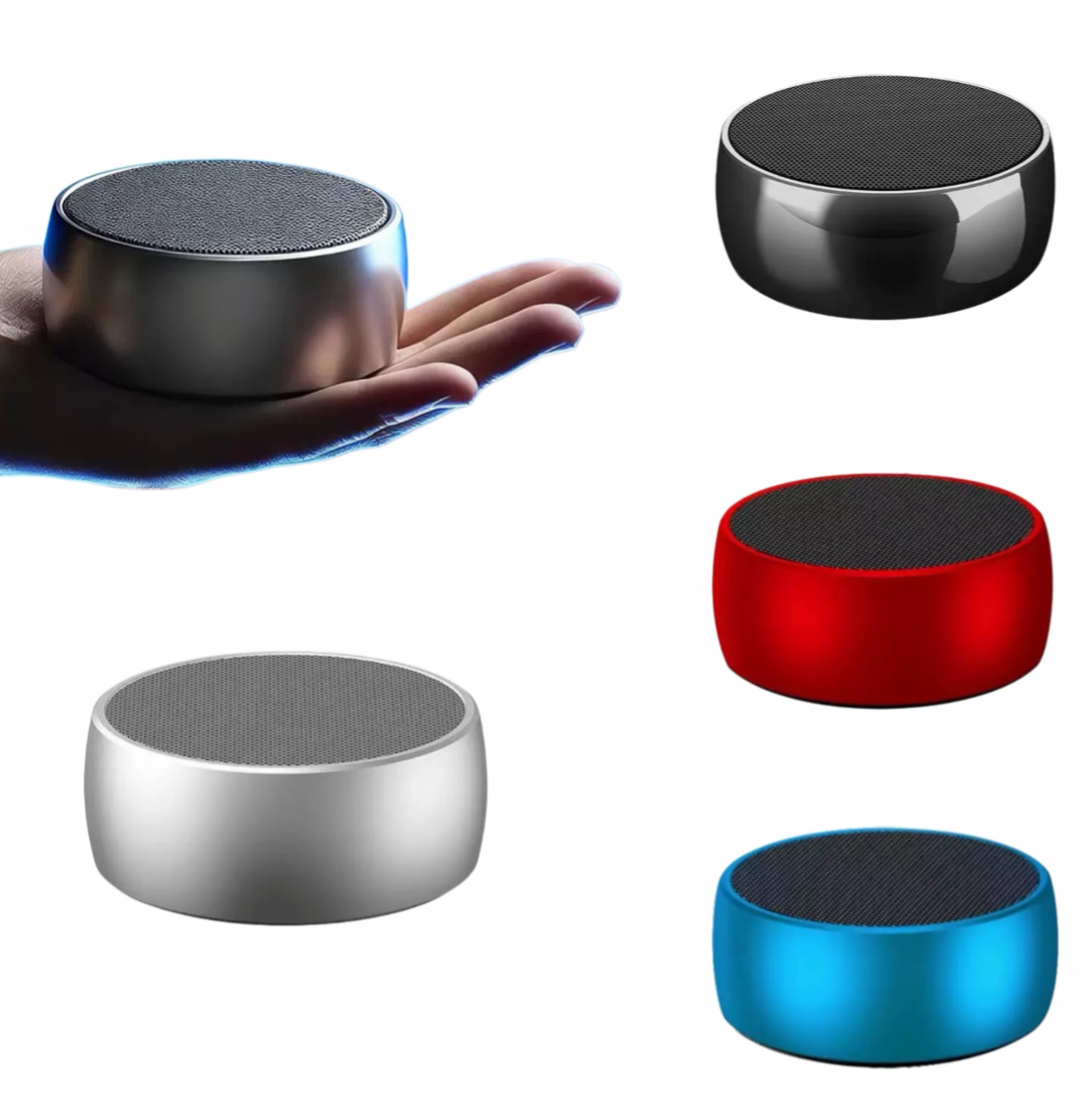 Compact Metal Wireless Bluetooth Speaker with High Volume