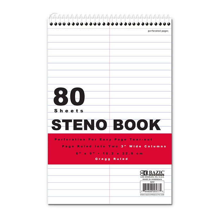 Gregg Ruled Steno Notebook - 80 Sheets 3