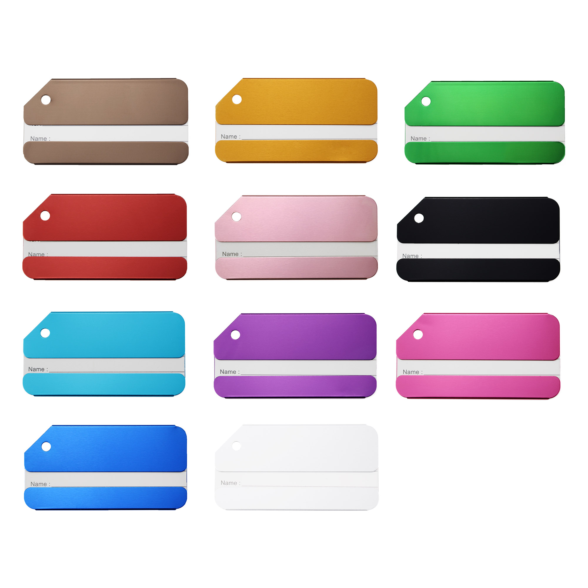 MOQ 50 pcs Metal Identification Tags 7