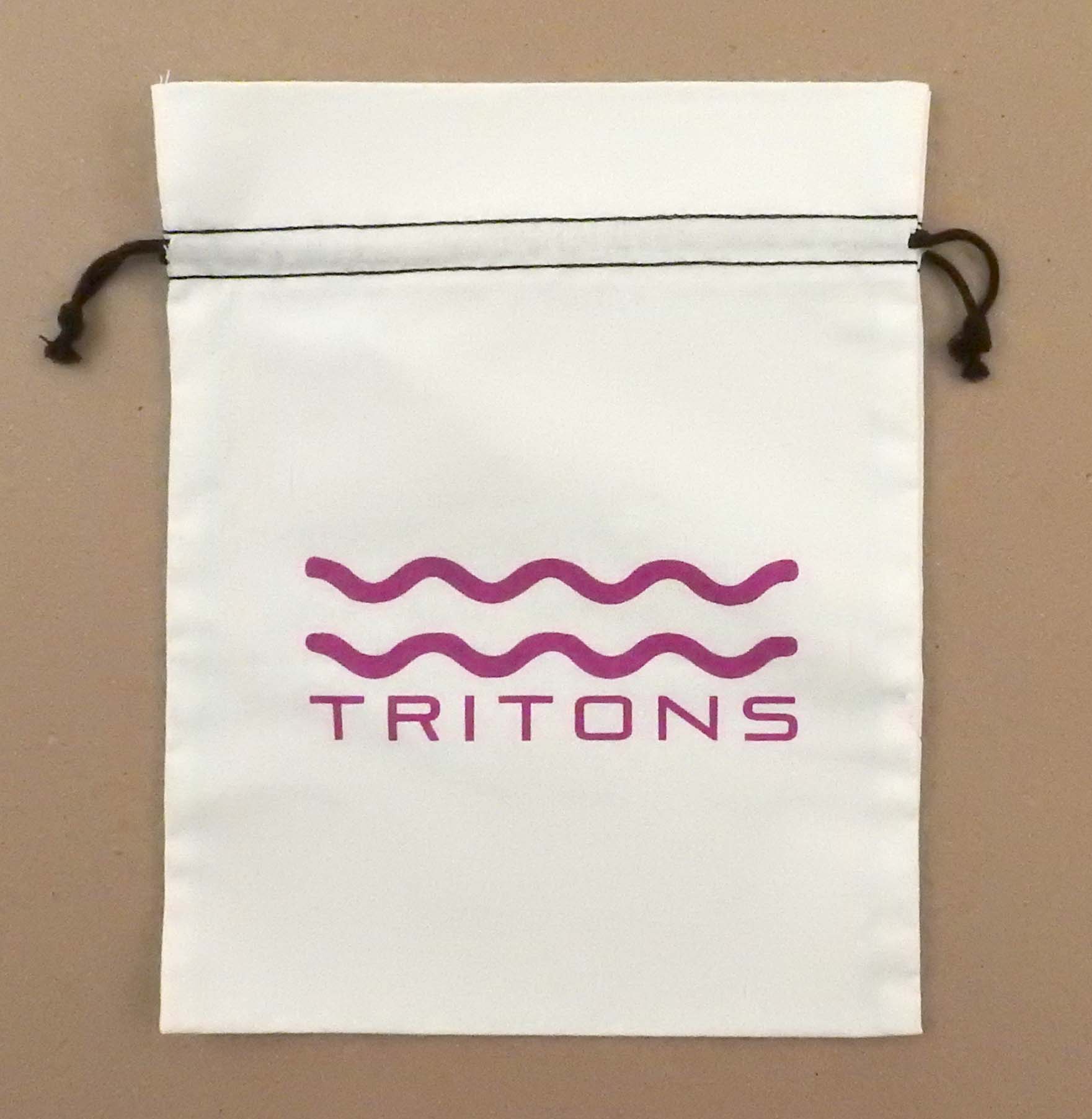 “Duplex” Cotton Double Drawstring Bag 8 x 10"
