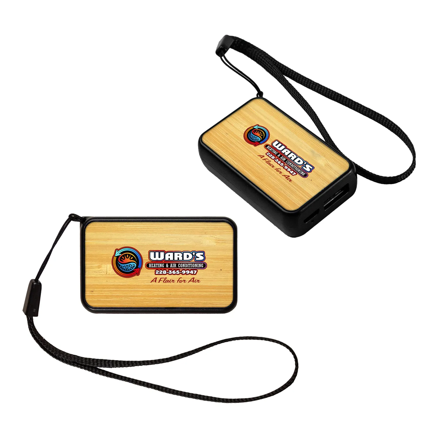 UL 1000mAh NanoCharge Bamboo Power Bank 2