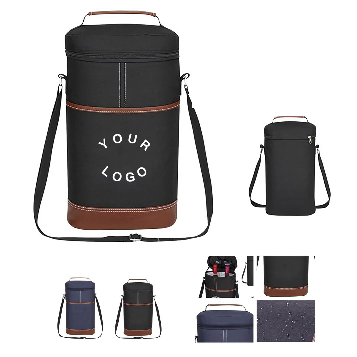 Oxford PEVA Insulated Wine and Beer Cooler Bag