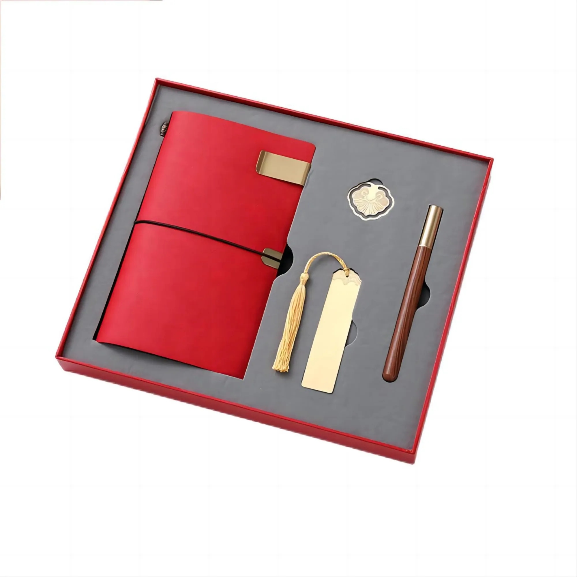 Business Notebook Brass Bookmar Book Buckle Set 14