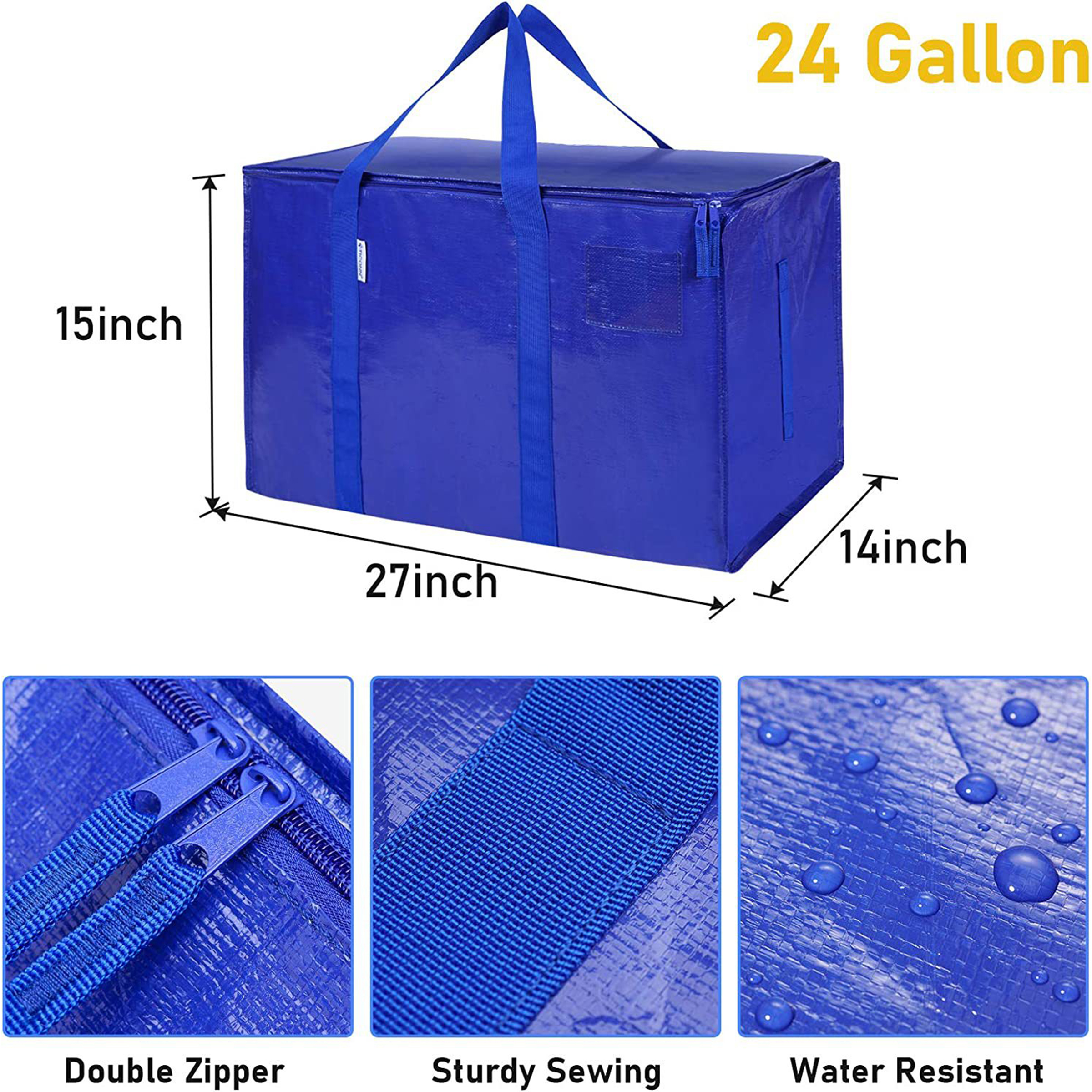 Heavy-Duty 24-Gallon Waterproof Travel Bag 9