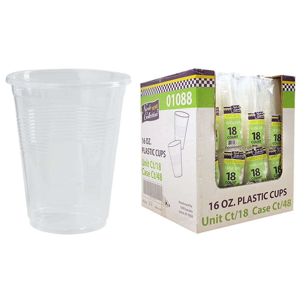 Plastic Soft Cups - Clear 16 oz. 3