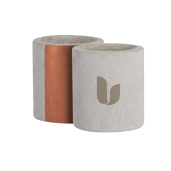 Aura 3 oz. Concrete Candle