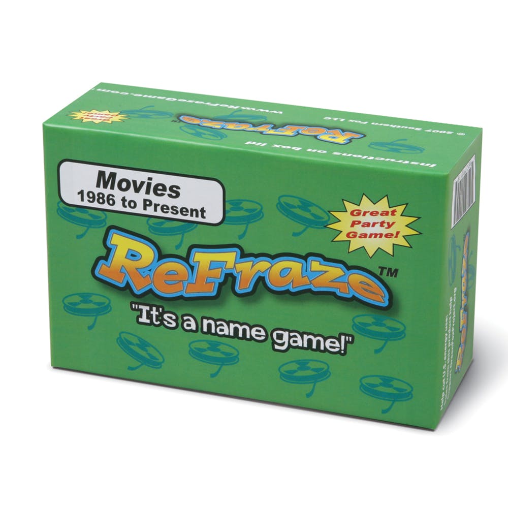 Re-Fraze Movie Edition - 1986-Present 400 Cards 2+ Players 3