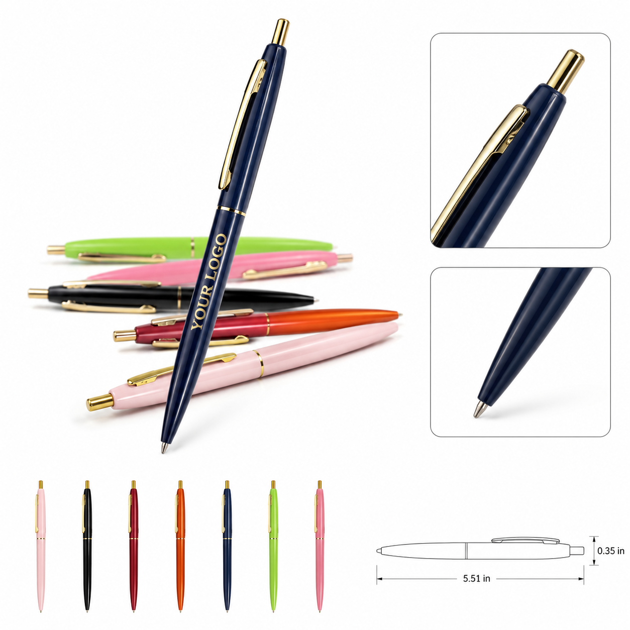 Metal Click Ballpoint Pen