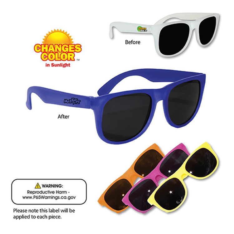 Sun Fun Sunglasses Color Changing with Custom Imprint 42150 The