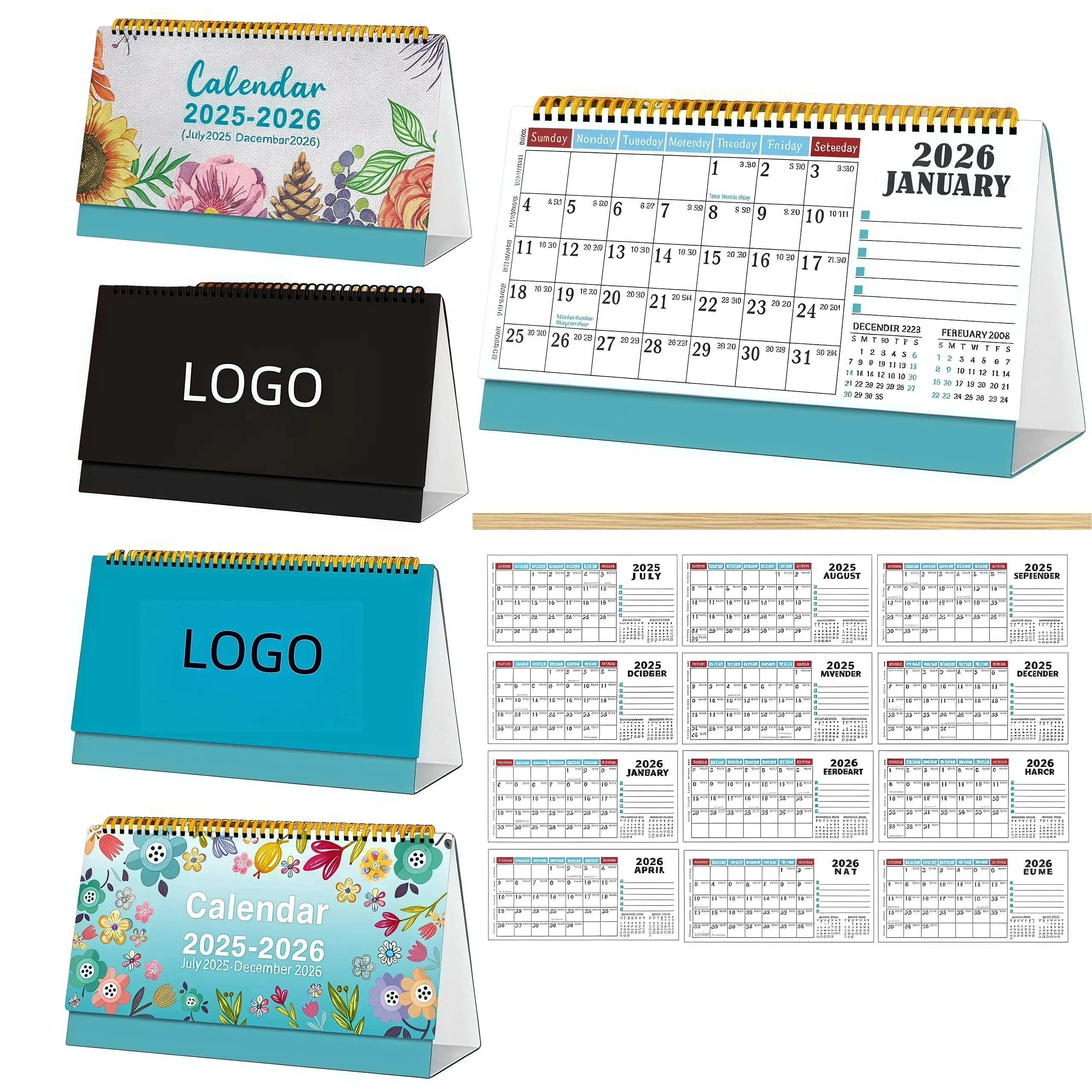 Portable Desk Calendar