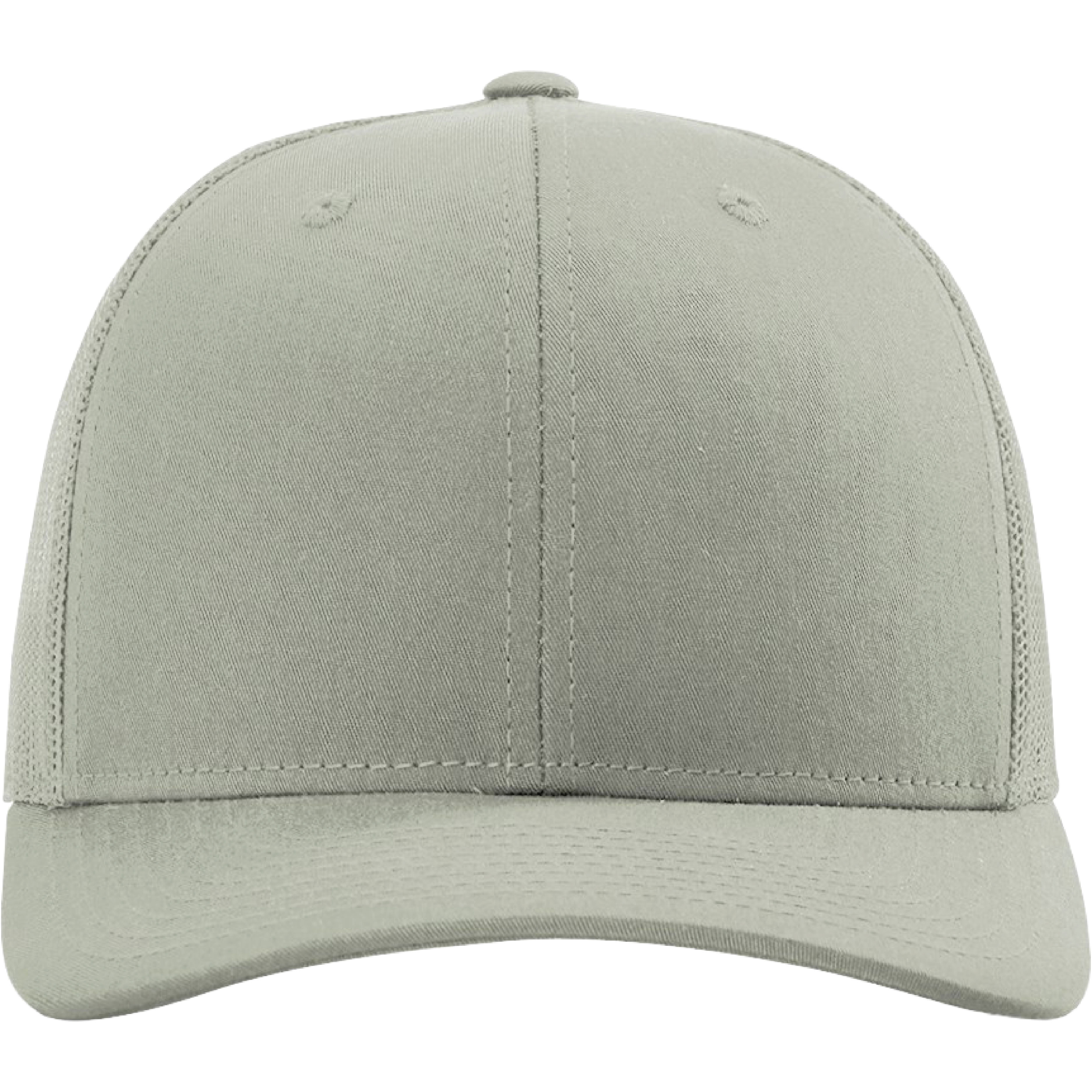 Richardson 112 6-Panel Snapback Trucker Hat w/Leatherette Adhesive Patches or Embroidery 253