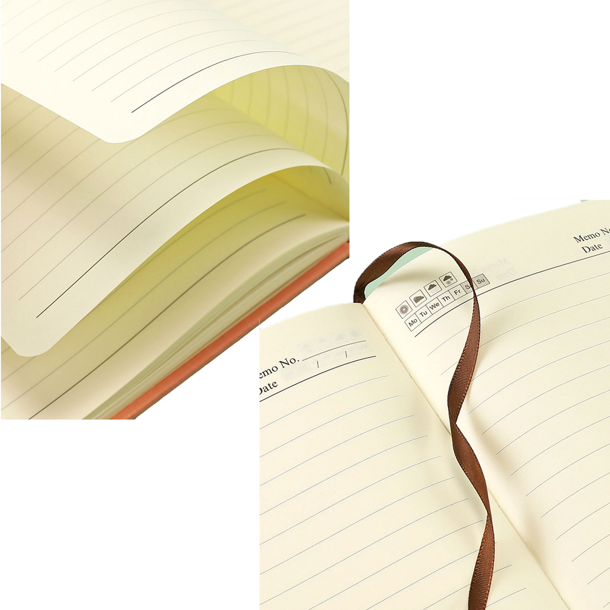 Banded Notebook With Custom Logo Space 8