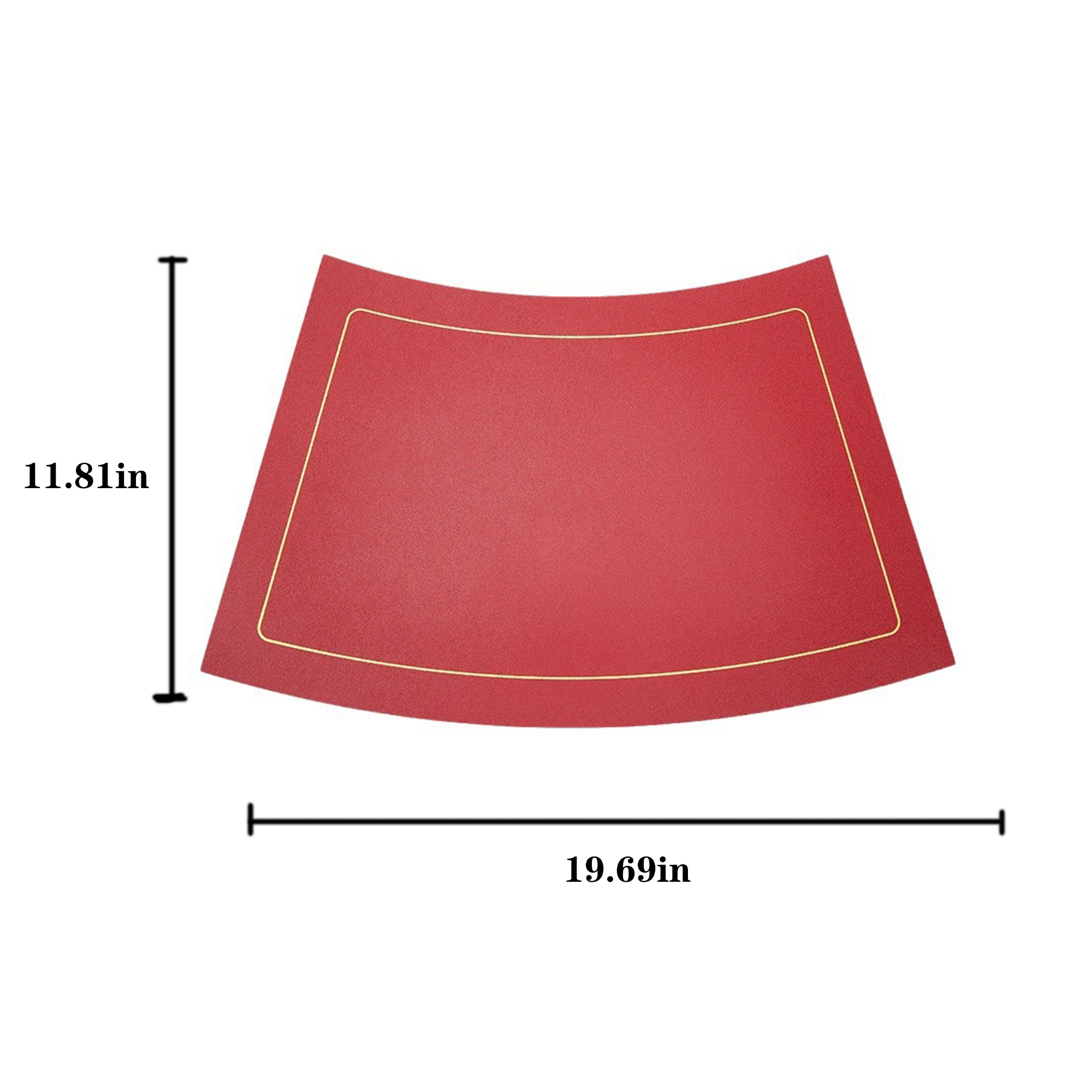 Customizable Leather Home Dining Table Placemat 5