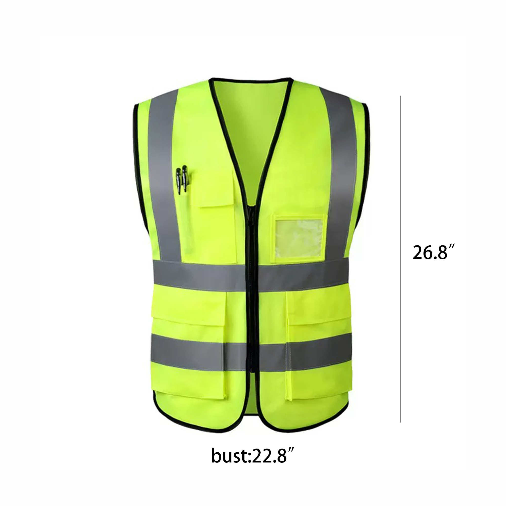 Safety Reflective Vest With Pocket MOQ 1pcs 4