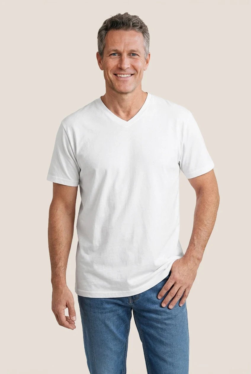 V-neck t-shirt