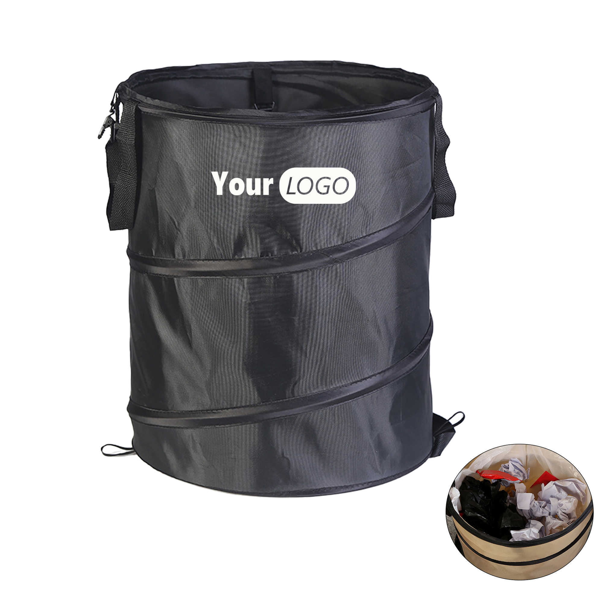 Oxford Portable Oxford Trash Can 7