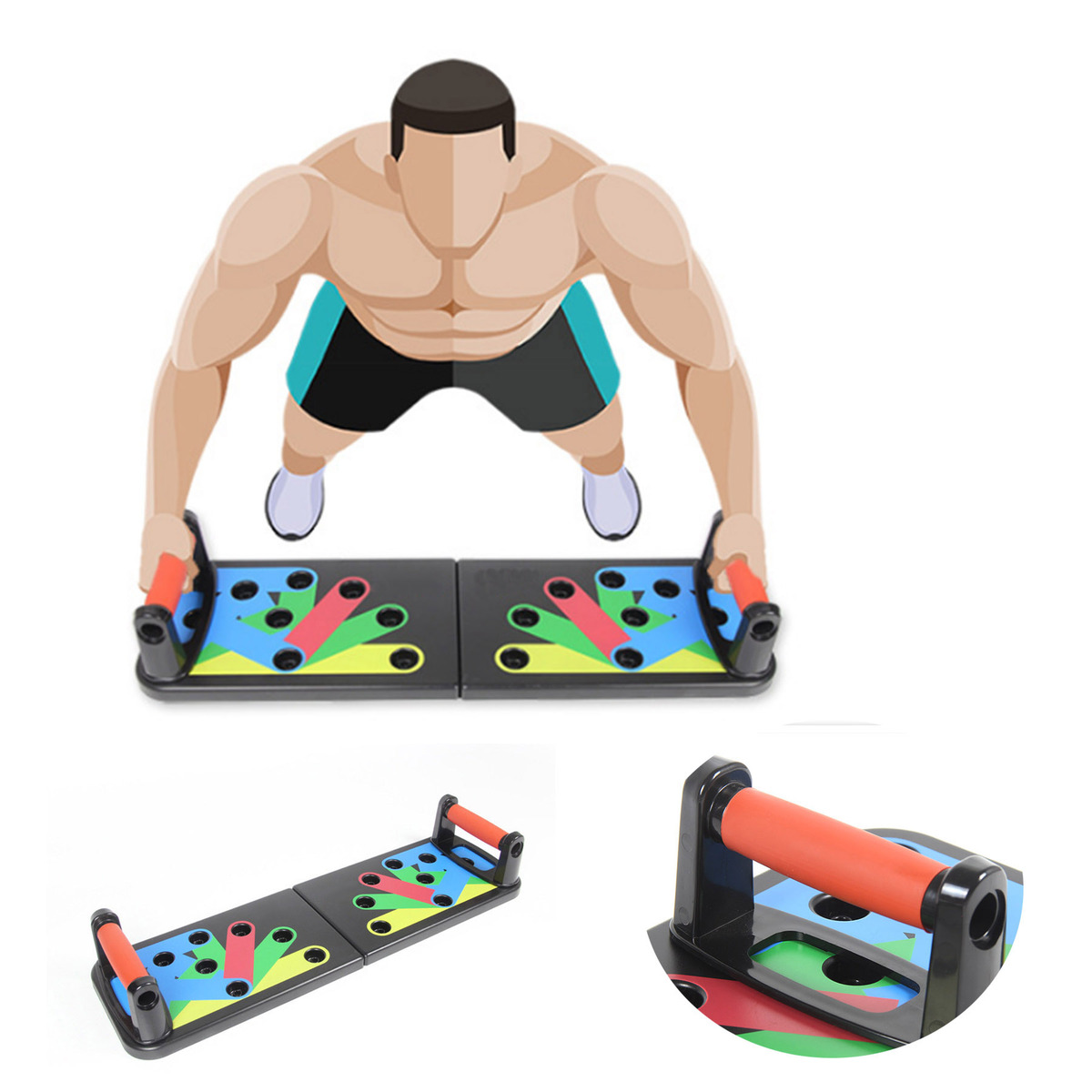 Multi-function Push-up Bracket Fitness Board