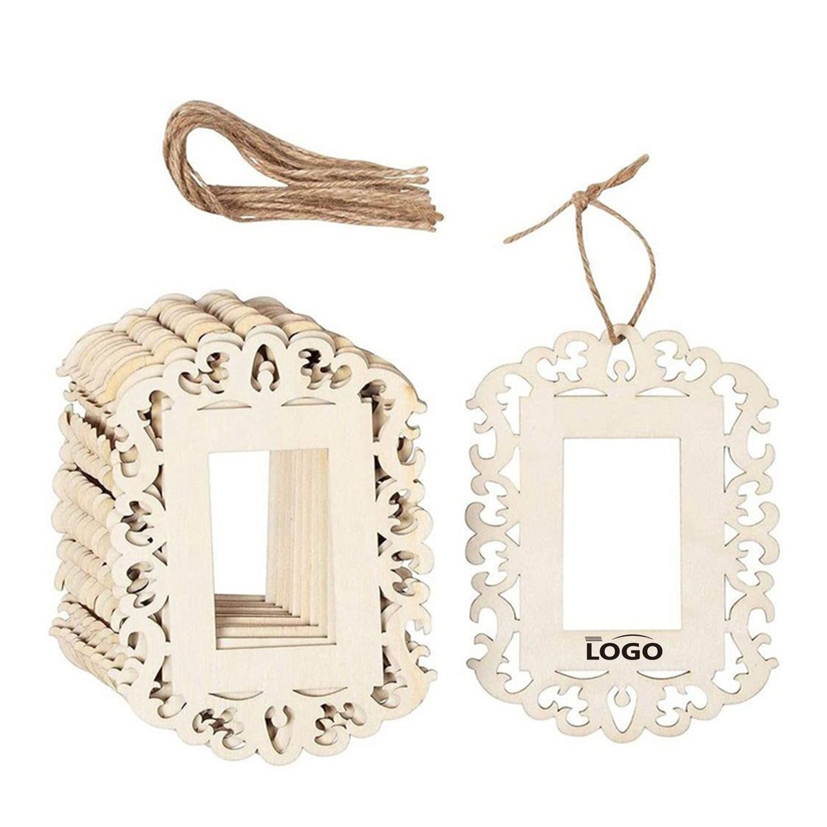 Wooden Picture Frames Unfinished Photo Decoration DIY 3