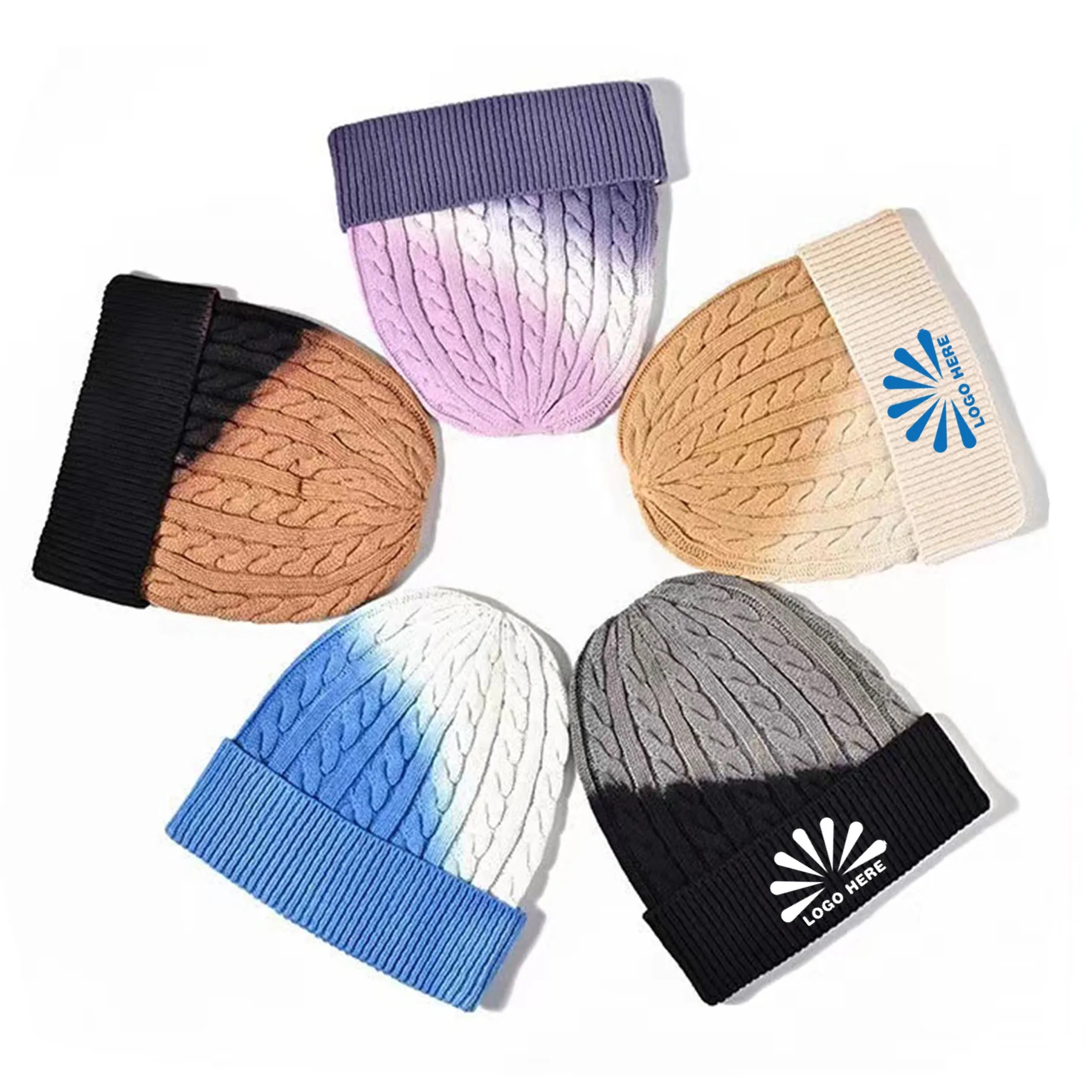 Winter Warm Knitted Hat Customization 10