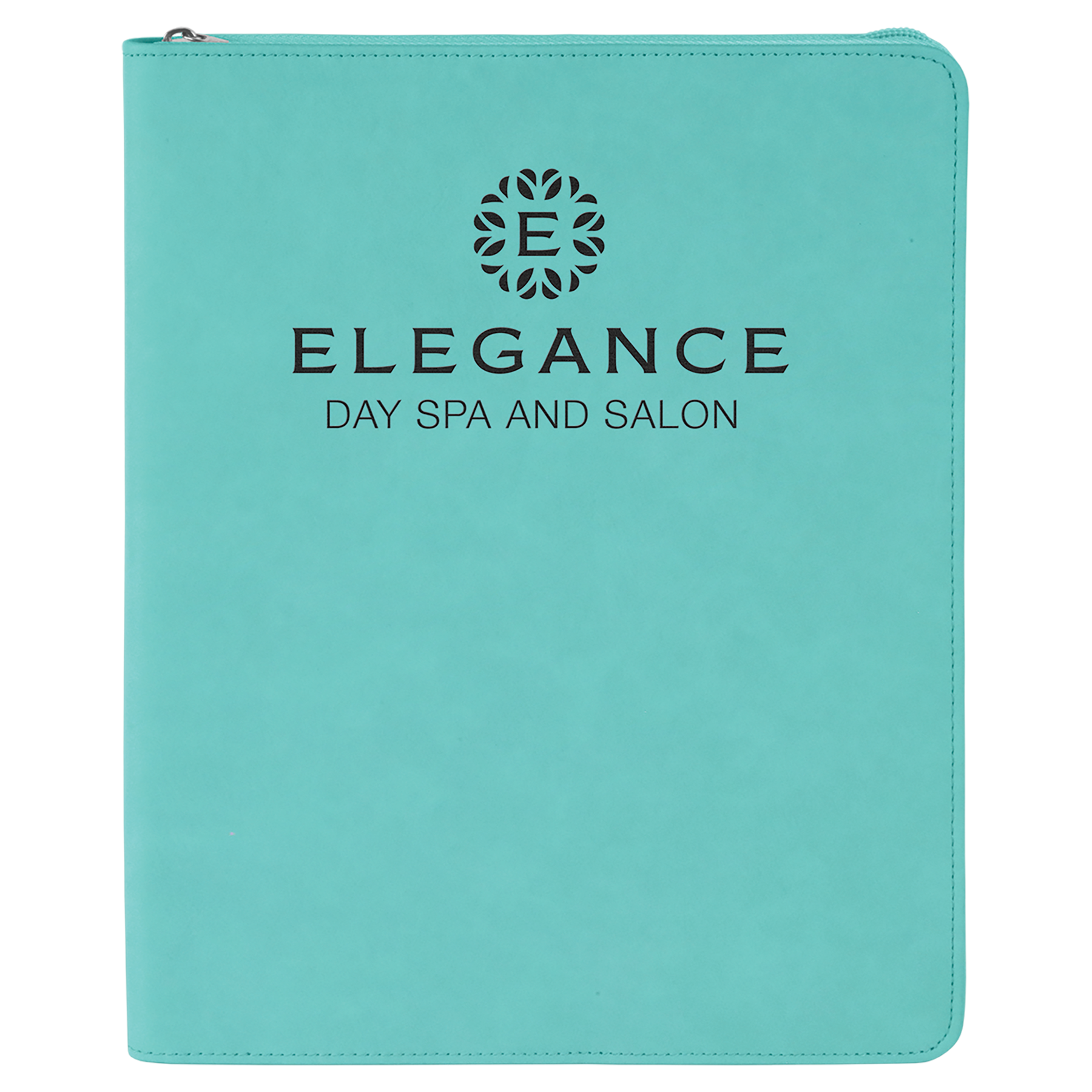 Laser Engraved Leatherette Legal Padfolio with Zipper and Notebook (9.5" x 12") 22