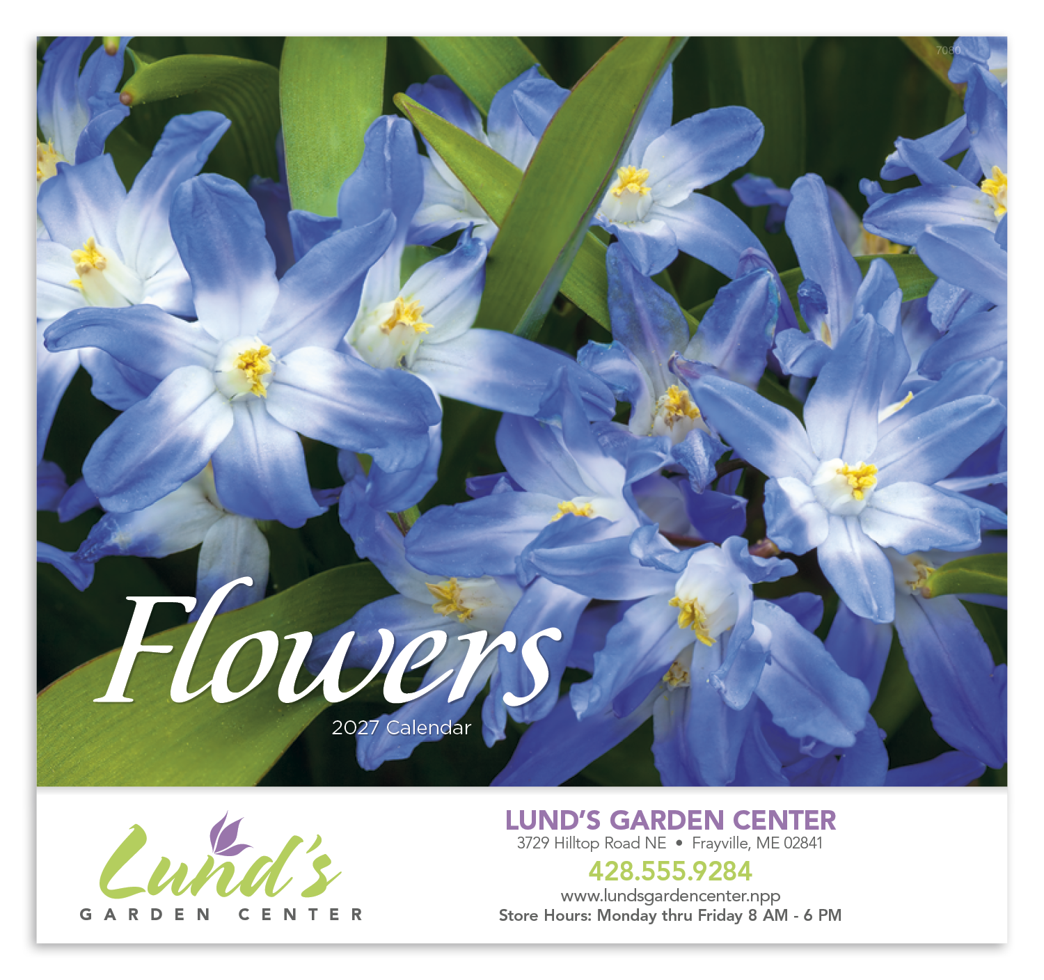 Good Value Flowers - Stapled Calendar