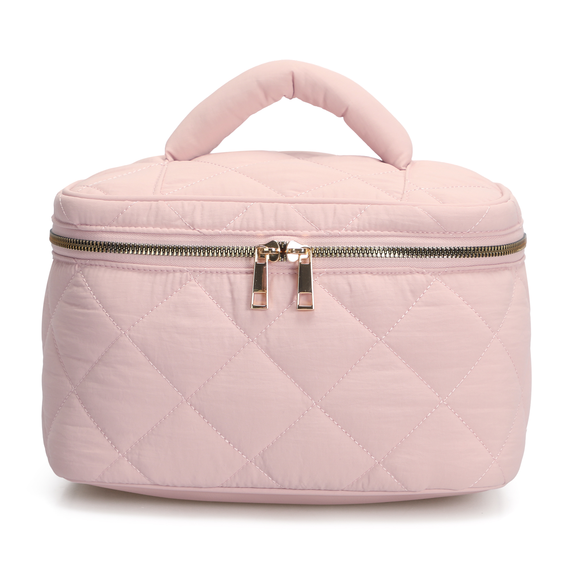 Hynes Eagle Quilted Top Handle Makeup Bag