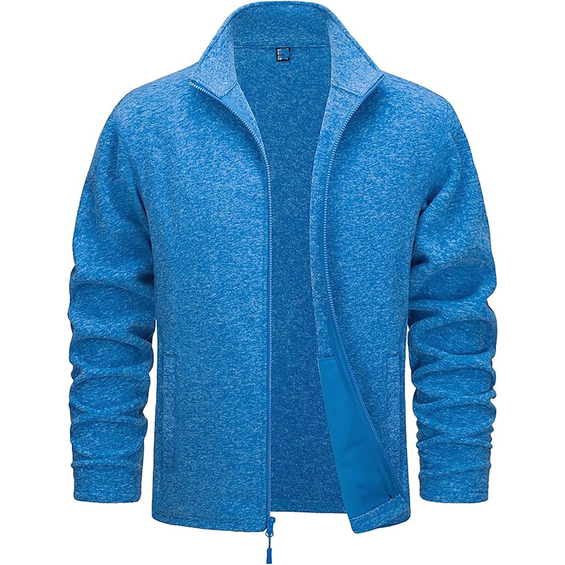 "Men Zipper Fleece Jacket Full zipper" 49
