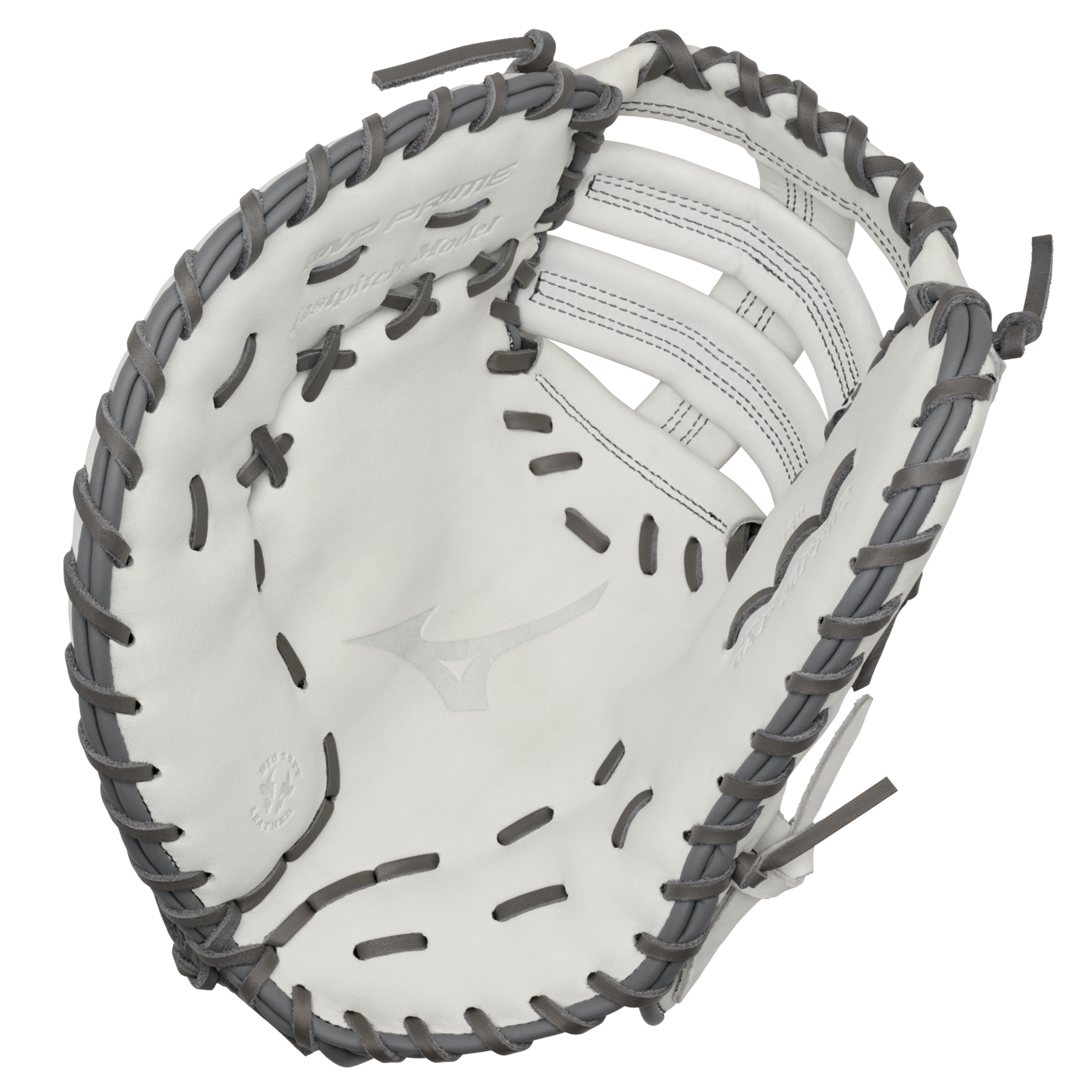 MVP Prime Fastpitch Softball First Base Mitt 13", BioSoft Leather, Center Pocket Design 14