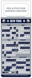 Baseball Schedule Magnet - Peel and Stick Business Card (3.5x9)