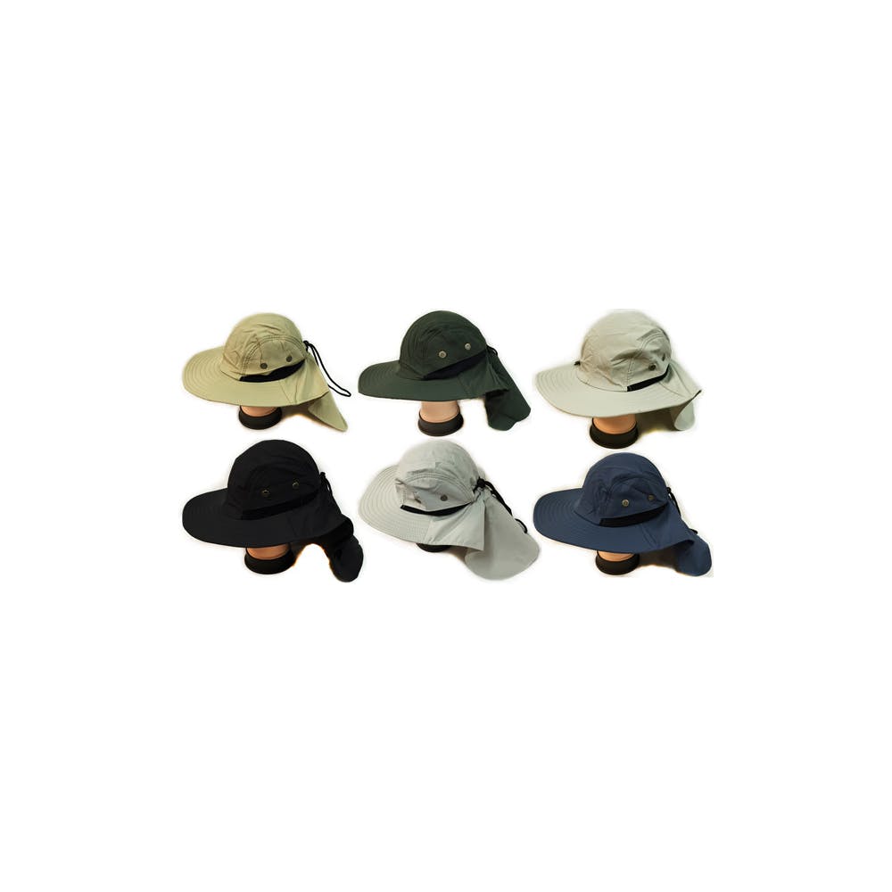 Neck Cover Outdoor Hats - Assorted 3