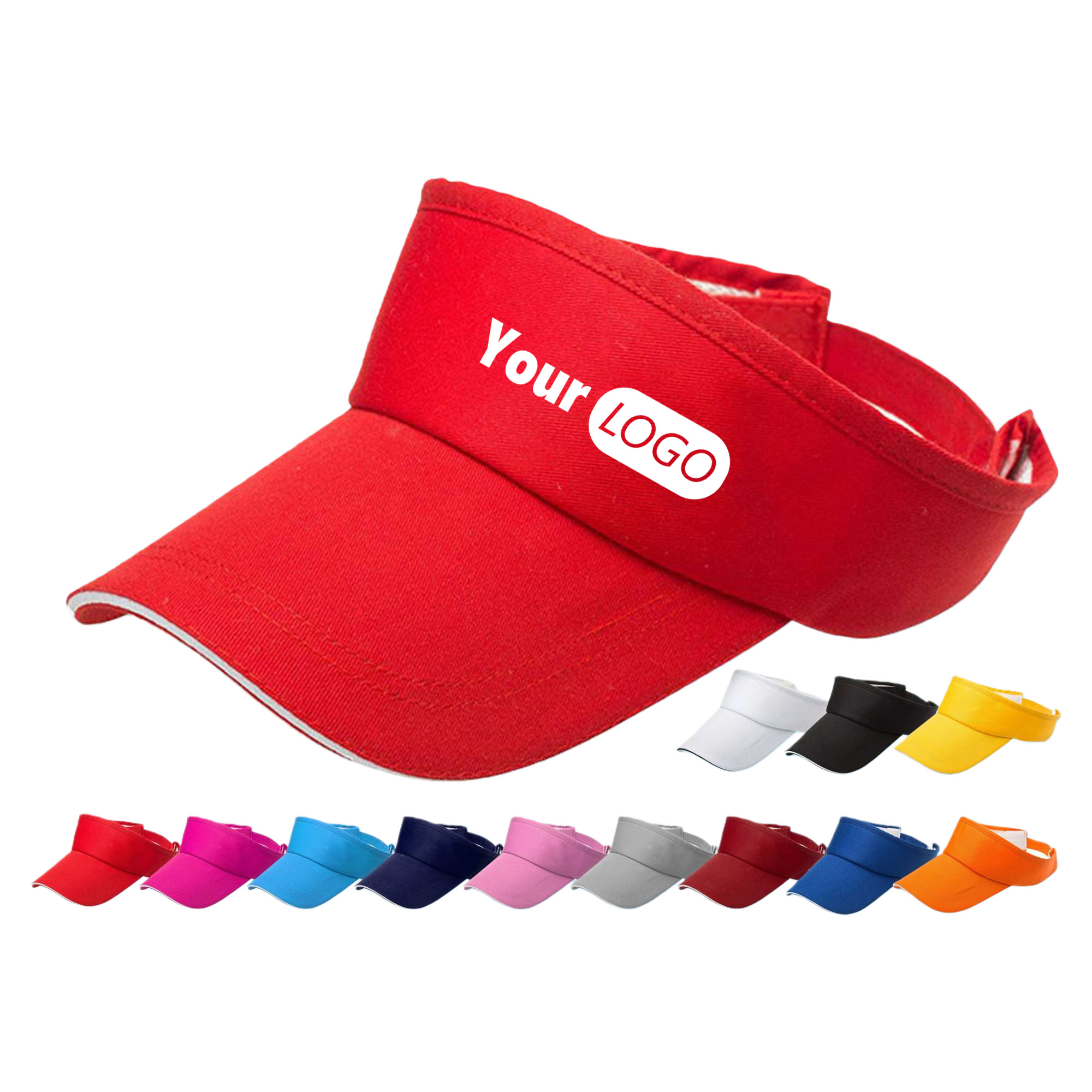 Custom Logo Visor Sun Protection Cap