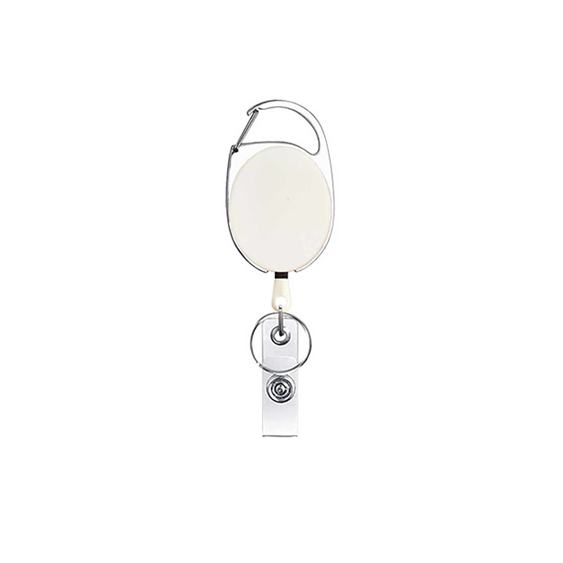 Retractable Badge Reel with Keychain 34