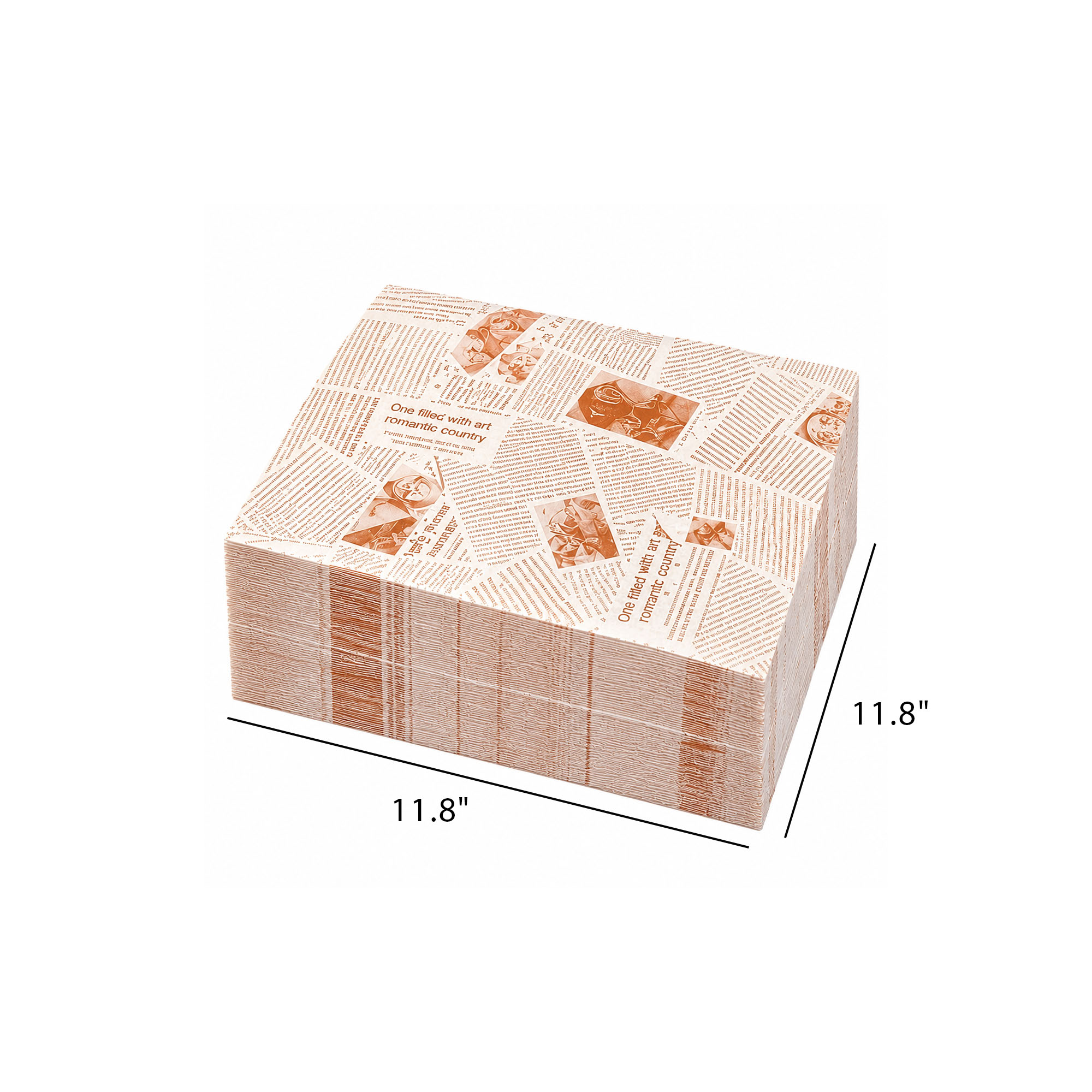 Oil Resistant Hamburger Food Wrapping Paper 3