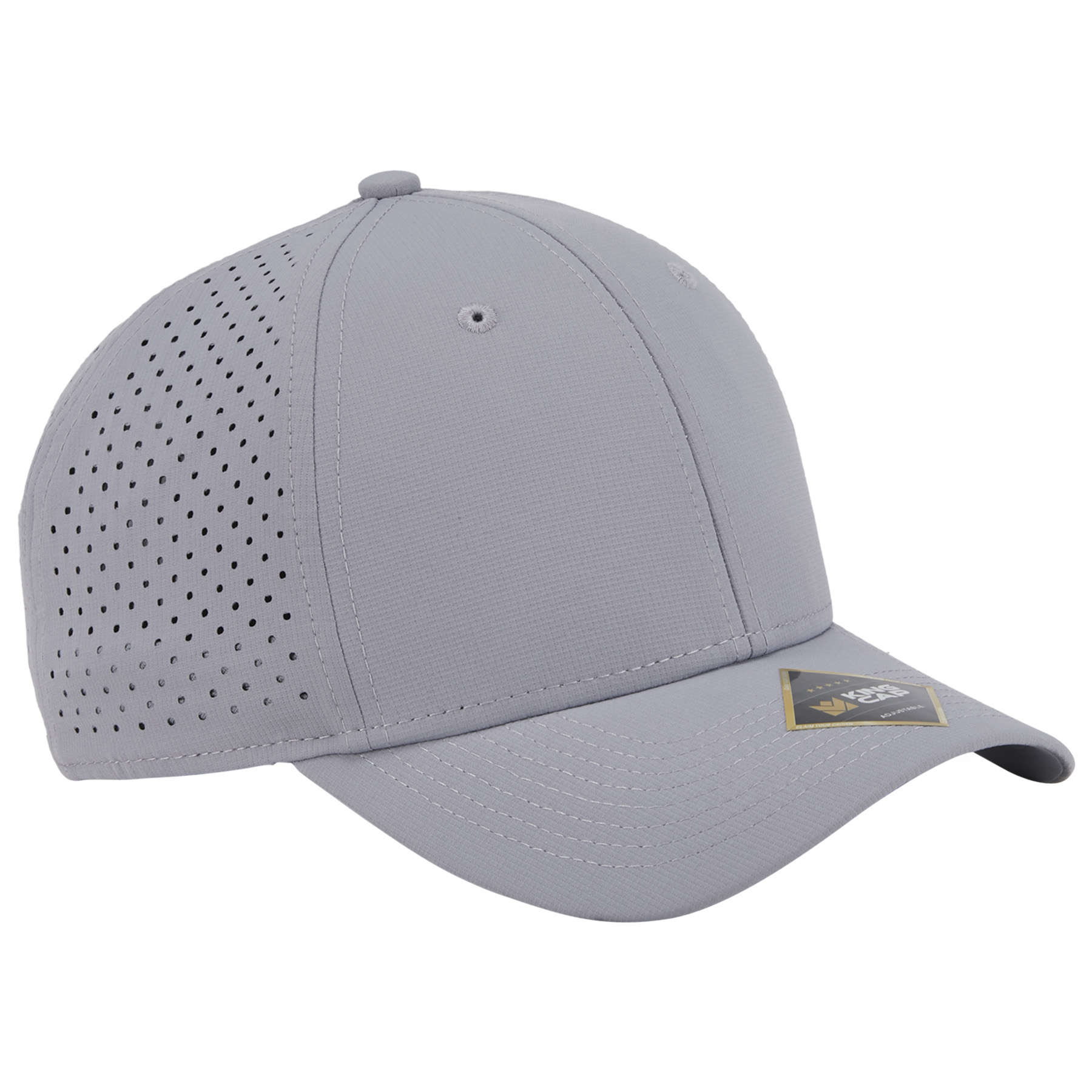 Crest 6-Panel Sport Cap w/Perforated Back- Sustainable Fabric 15