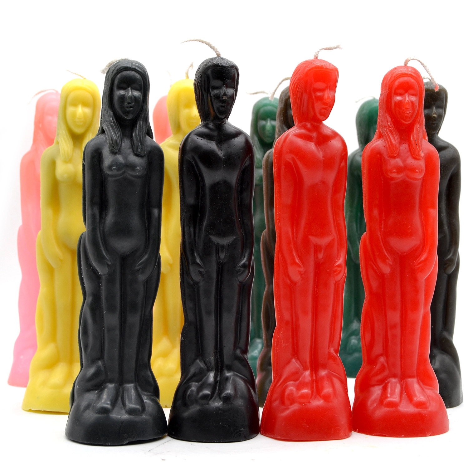 Human shape candle