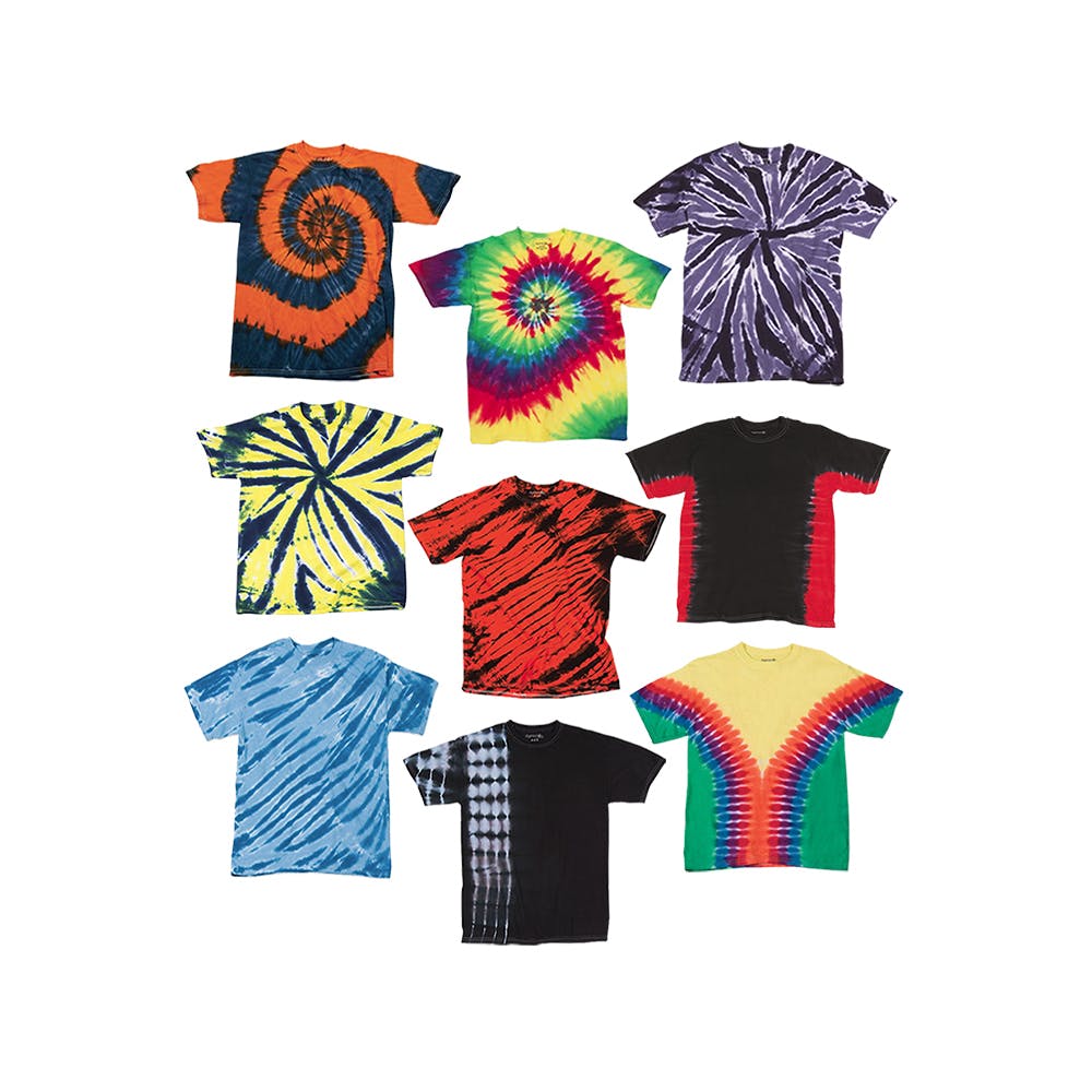 Kids' Irregular T-Shirts Assorted Tie Dye Medium 2