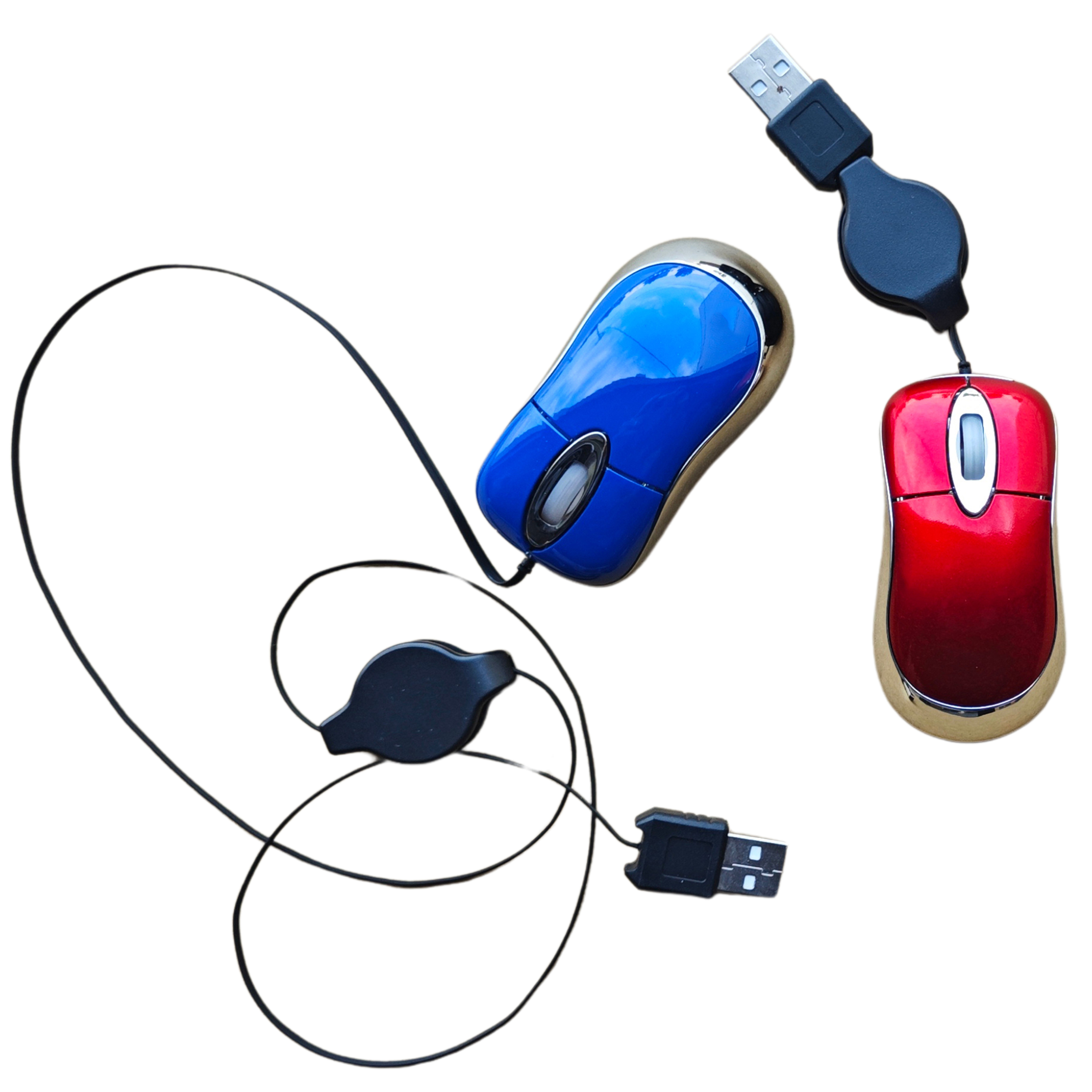 3D Super Mini Optical Mouse with Retractable Cord 15