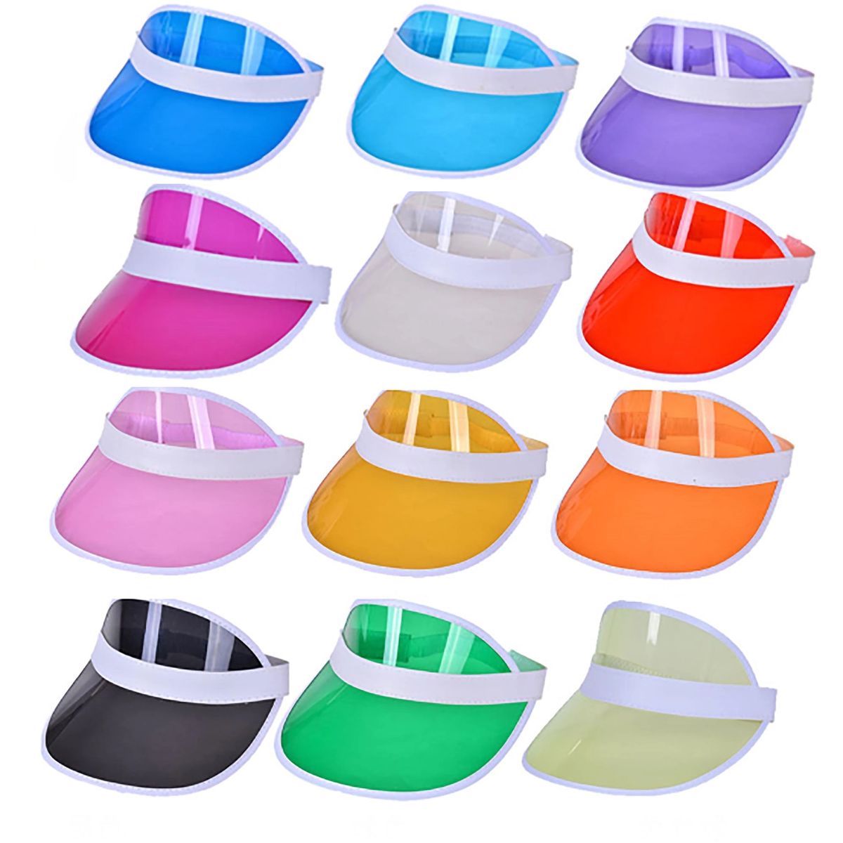 PVC Clear Sun Visor Cap 8
