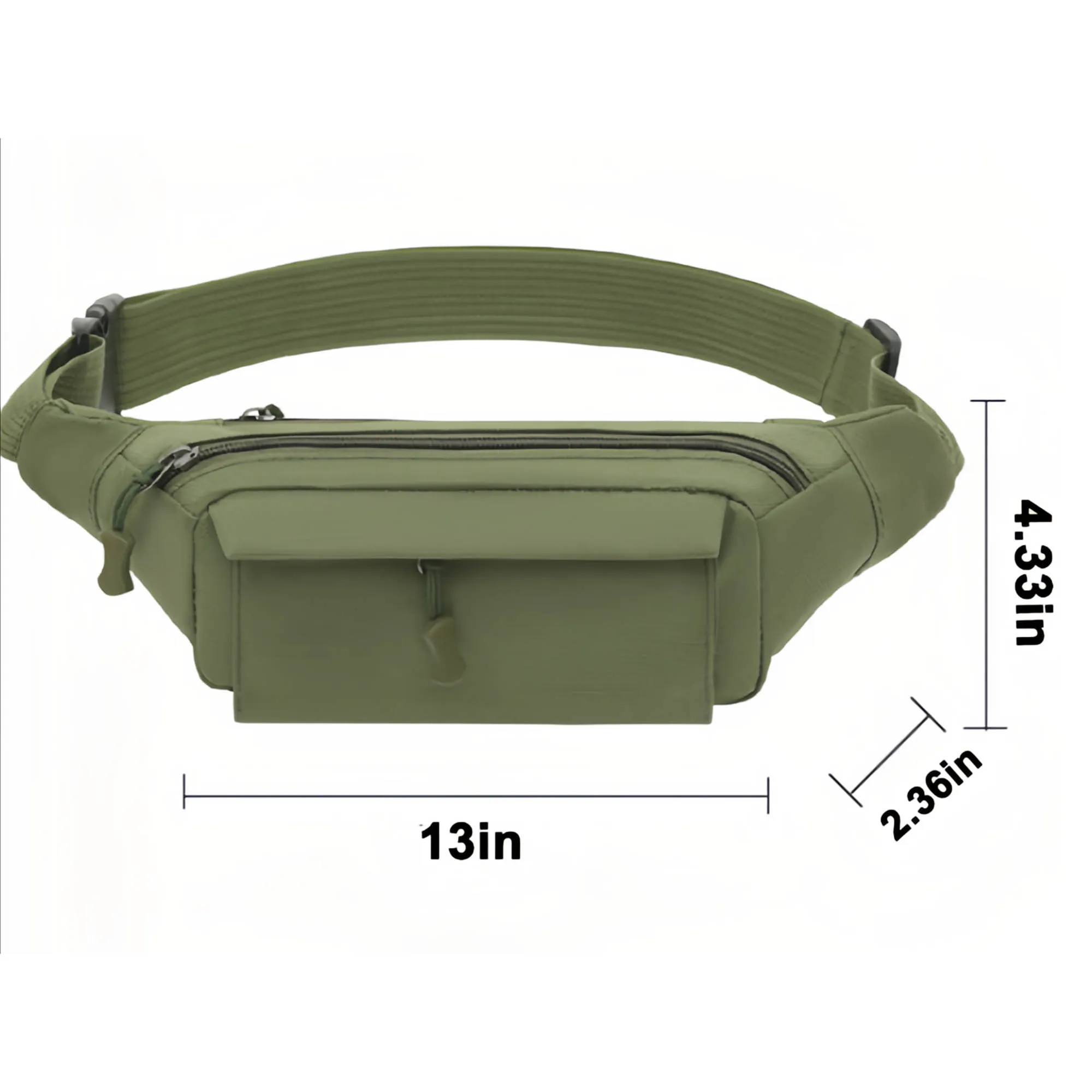 Camouflage Waist Bag With Adjustable Strap 16