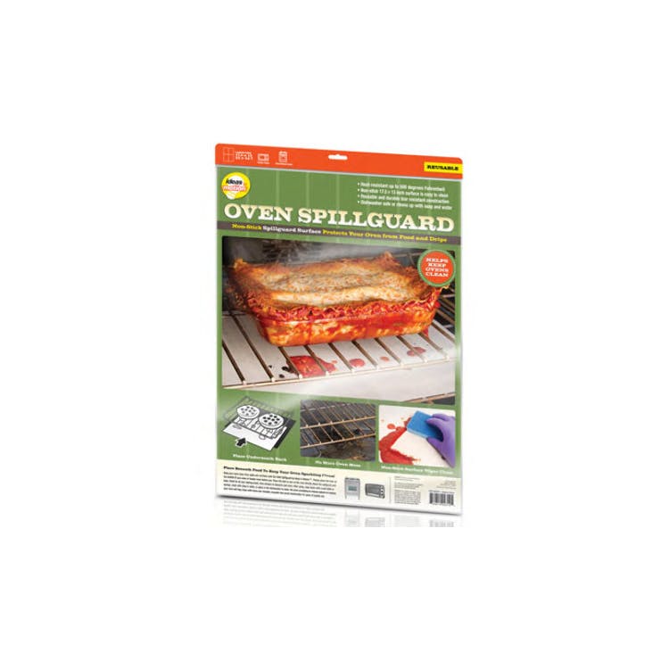 Oven Spill Guards - White 17.5" x 13" 3