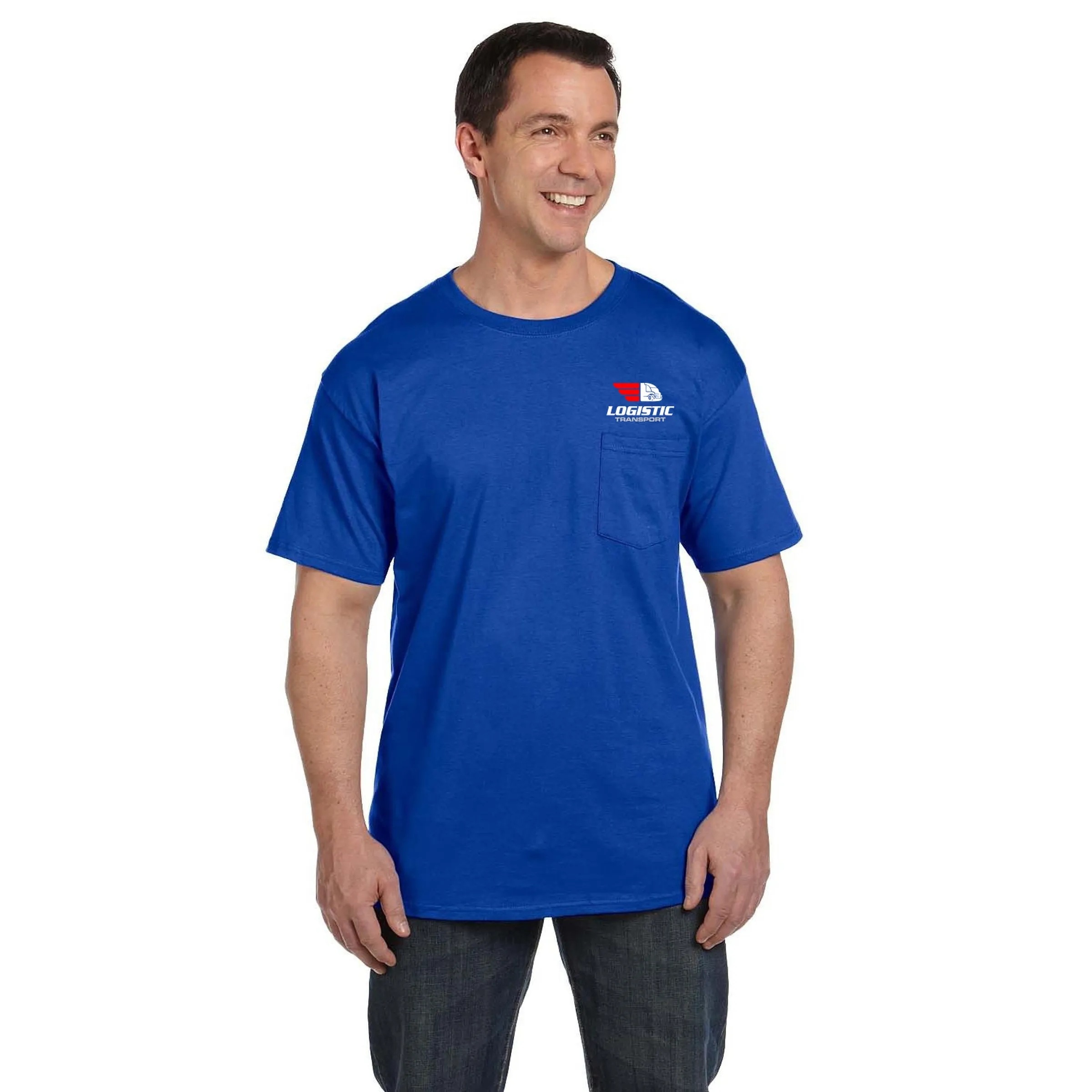 Hanes Adult 6.1 oz Beefy-T with Pocket 4